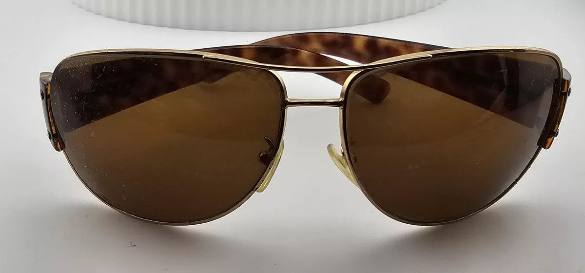 Prada Prada Sunglasses SPR52G Brown Tortoiseshell Havana Size ONE SIZE - 8 Thumbnail