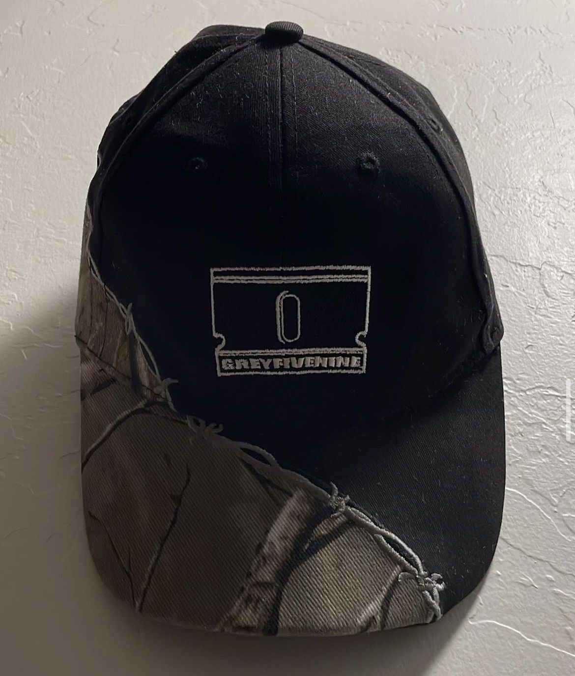 image of G59 Records x Realtree G59 Razor X Realtree Camo Hat in Black Camo, Men's