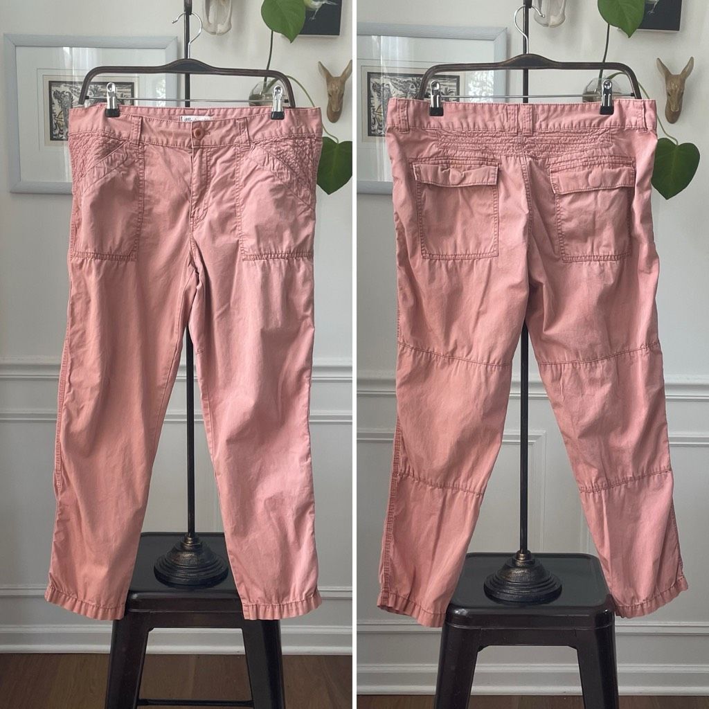 Madewell Madewell Dusty Rose 100% Cotton Casual Pants 31 Size 31" - 1 Thumbnail