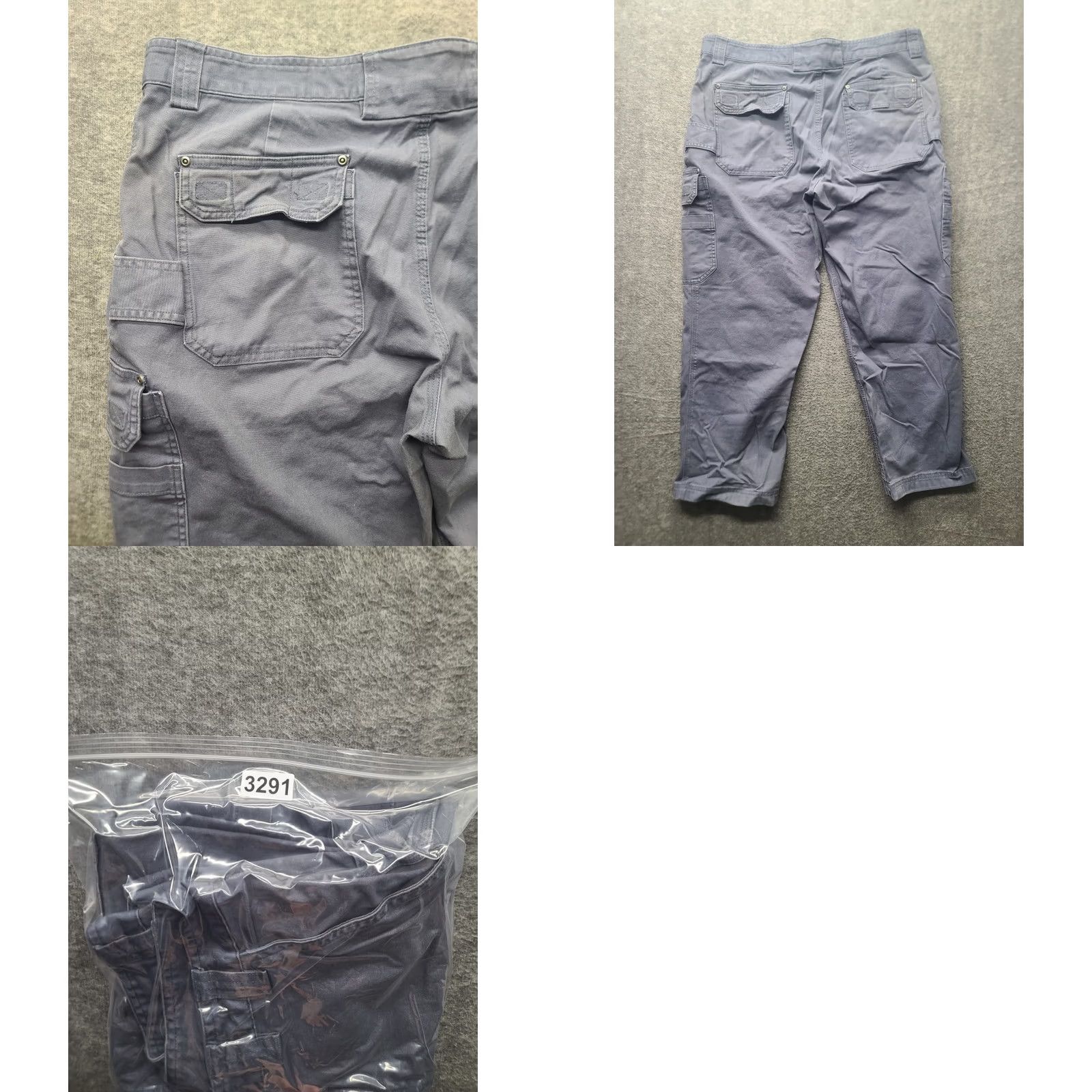 Vintage Duluth Trading Flex Fire Hose Pants Mens 40x30 Workwear Relaxed Fit Canvas Cotton Spandex Gray Size US 40 / EU 56 - 9 Thumbnail
