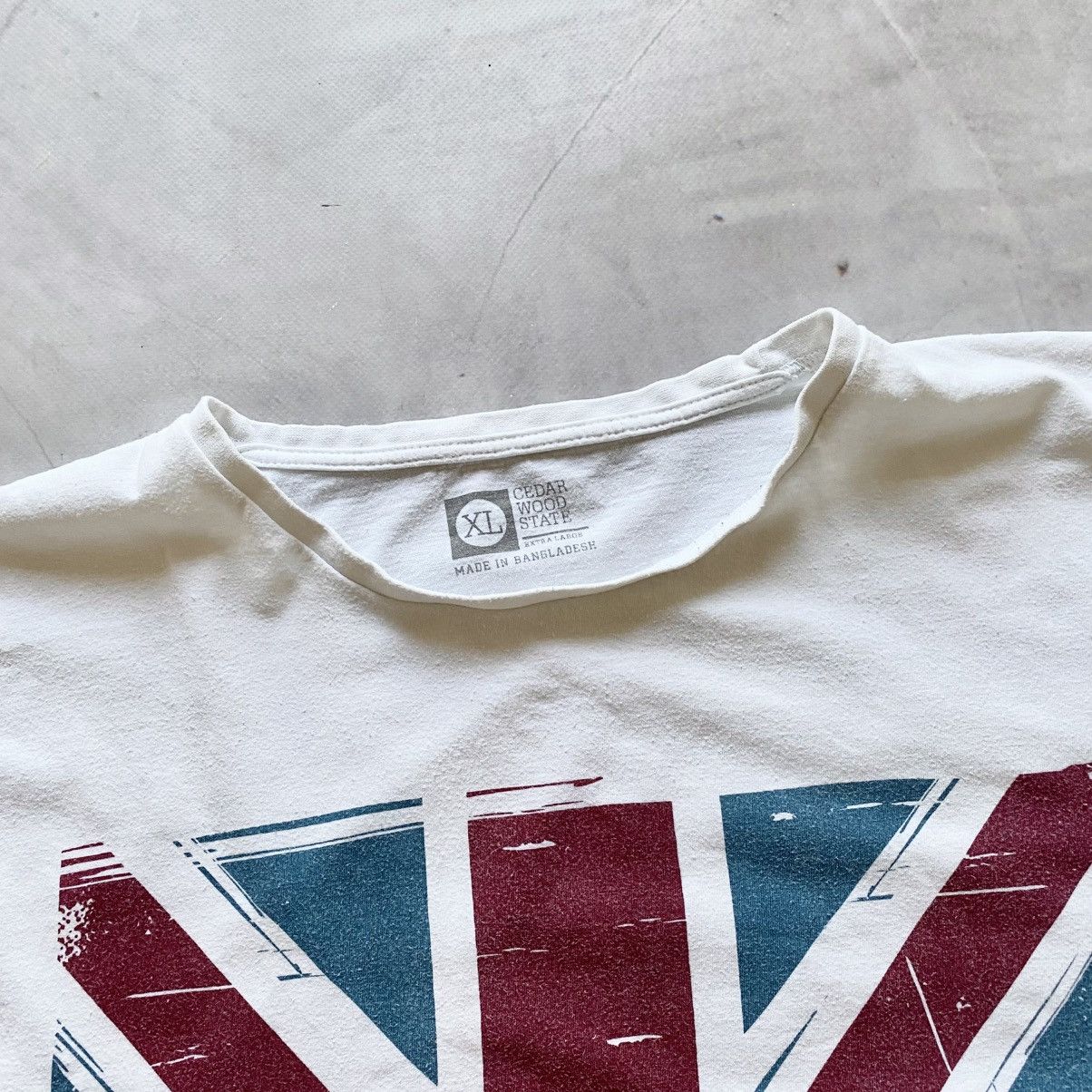 Hysteric Glamour Y2K British Britain Flag Hysteric Glamour Vibe T Shirt Tee Size US XL / EU 56 / 4 - 3 Thumbnail