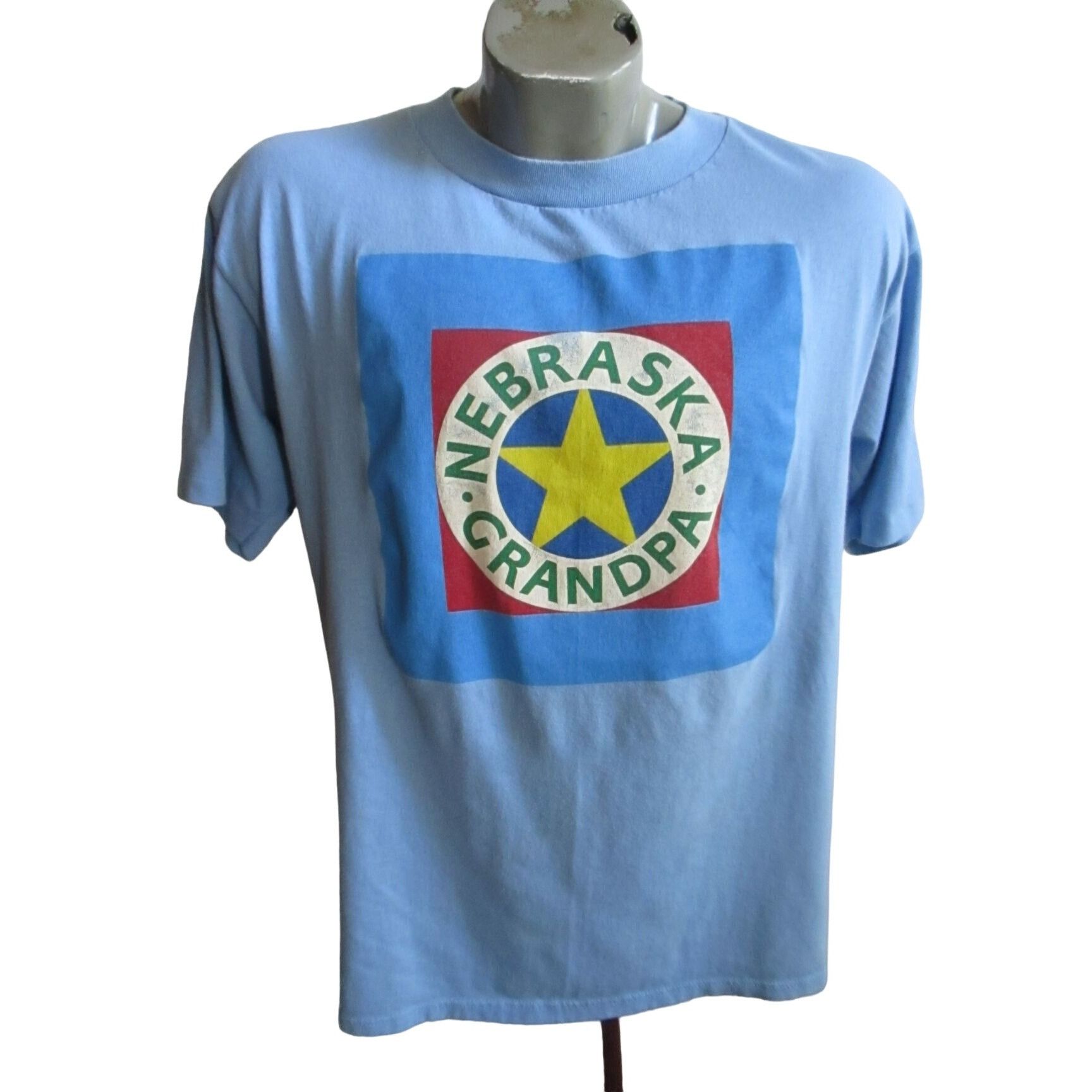 Vintage Vintage Men's T-shirt XL 1980's NEBRASKA GRANDPA Buttery thi Size US XL / EU 56 / 4 - 7 Thumbnail