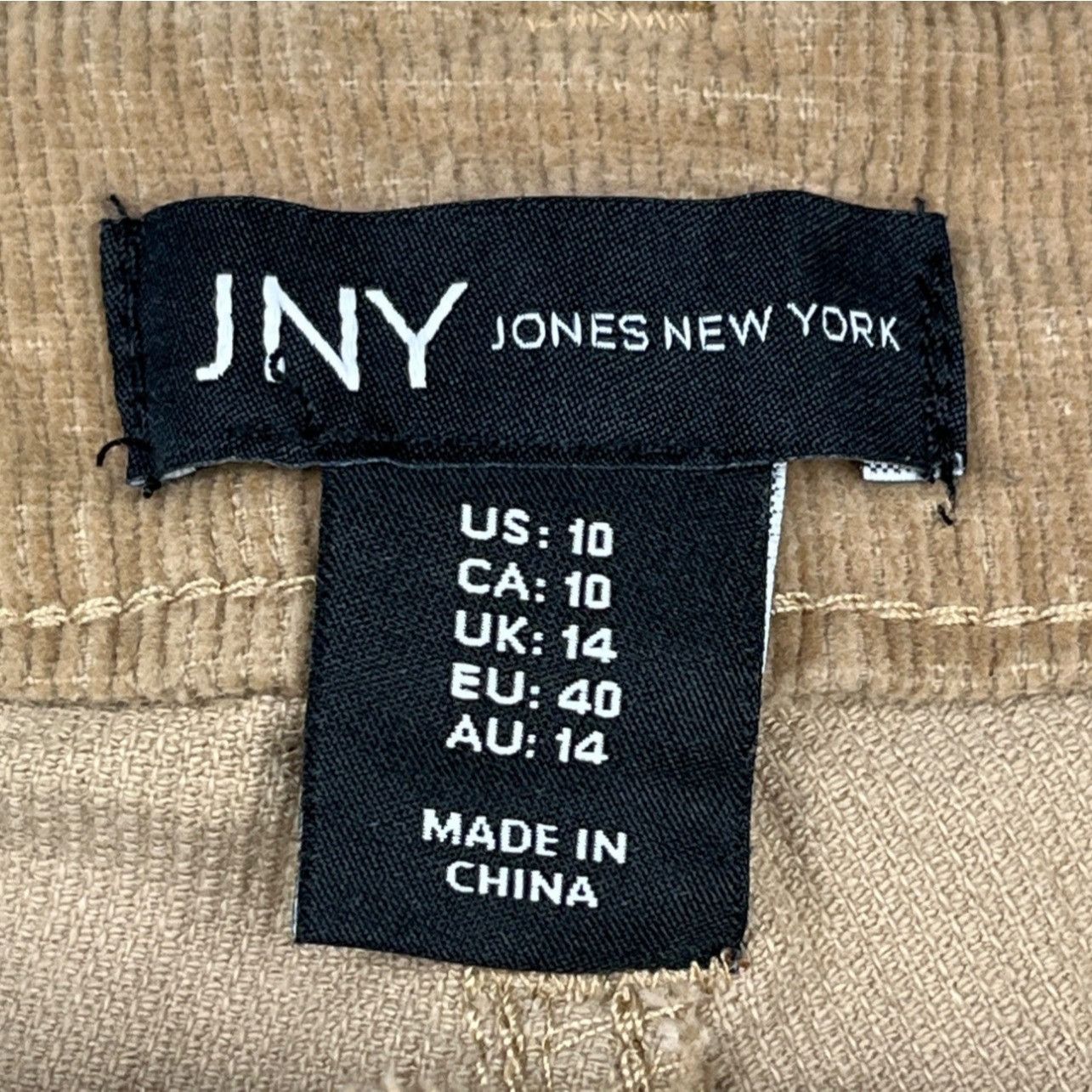 Jones New York Jones New York Women’s Tan Corduroy Pants/Bootcut Sz 10 SKU Size 32" / US 10 / IT 46 - 5 Thumbnail