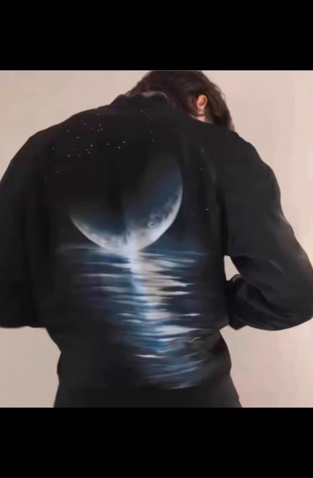 Saint Laurent Paris Saint Laurent SLP 2016FW “Moon Over the Sea” Varsity Jacket Size US L / EU 52-54 / 3 - 6 Thumbnail