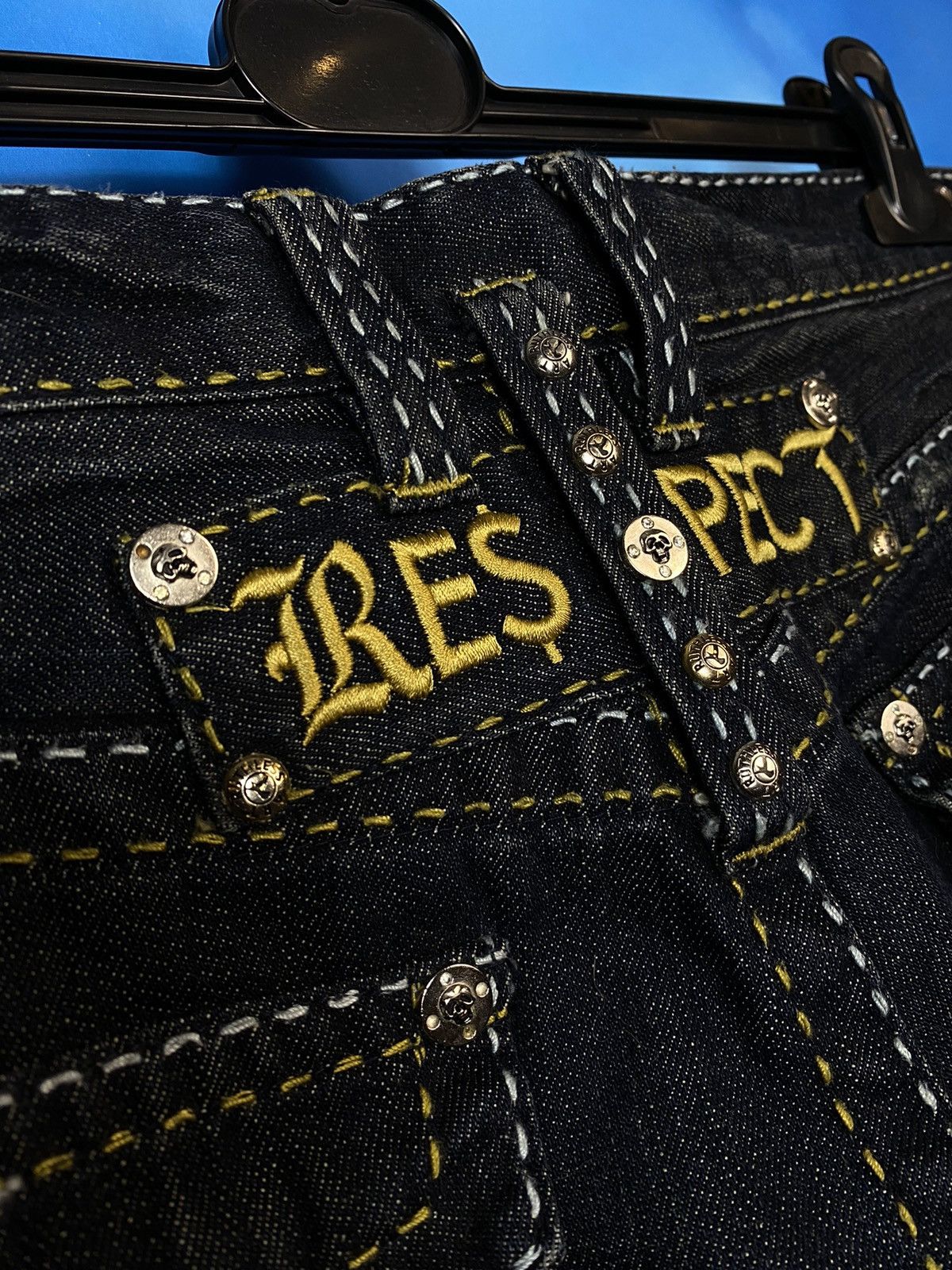 Japanese Brand × Vintage Ruthless Art sk8 rap baggy pants y2k Ed Hardy style Size US 38 / EU 54 - 5 Thumbnail