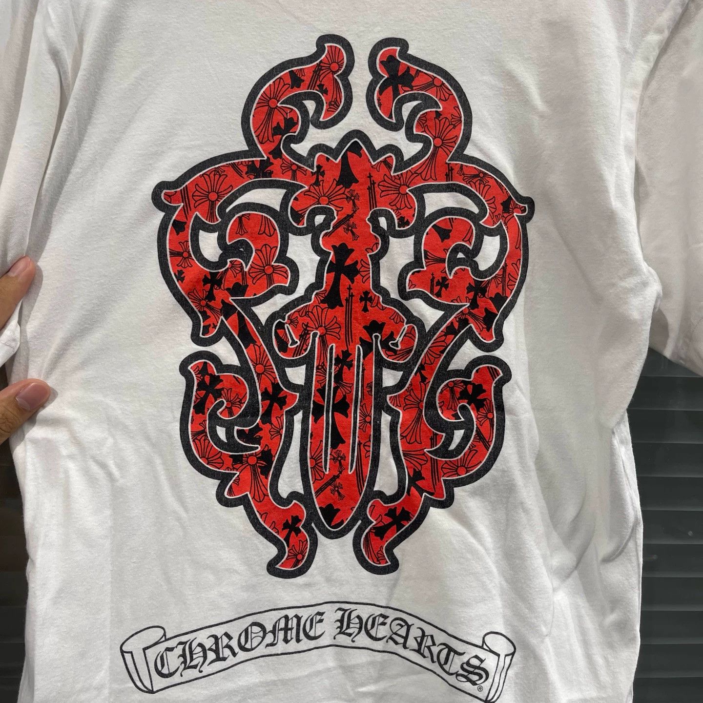 Chrome Hearts Chrome Hearts Vine Flame Cross Tee S Size US S / EU 44-46 / 1 - 7 Thumbnail