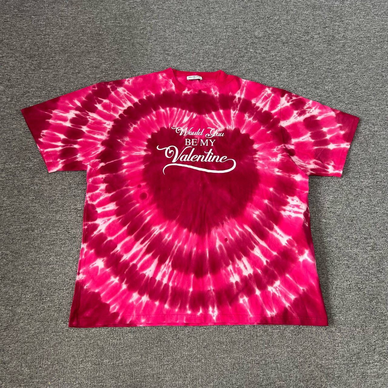 Balenciaga Balenciaga Valentine's Day Limited Tie Dye Short Sleeve T-S Size US M / EU 48-50 / 2 - 1 Thumbnail