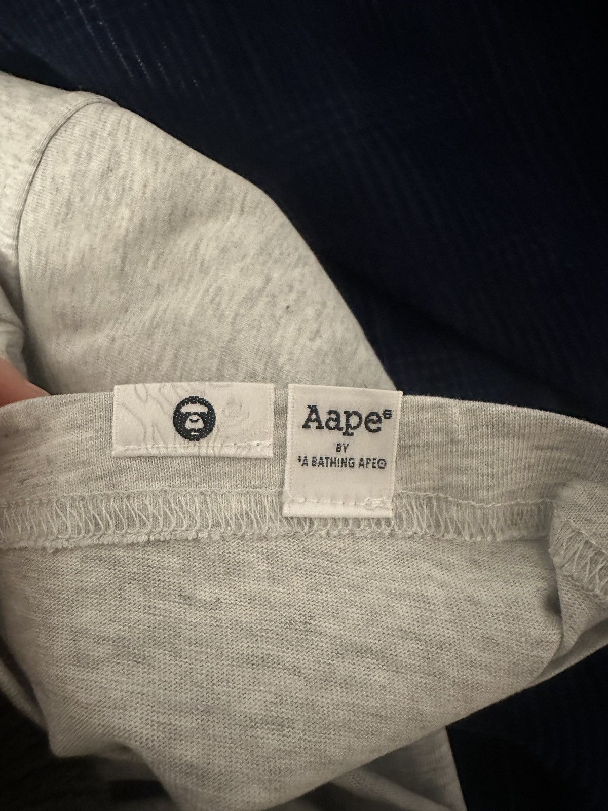 Aape AAPE BY BATHING APE off-white fancy main t-shirt white Size US M / EU 48-50 / 2 - 8 Thumbnail