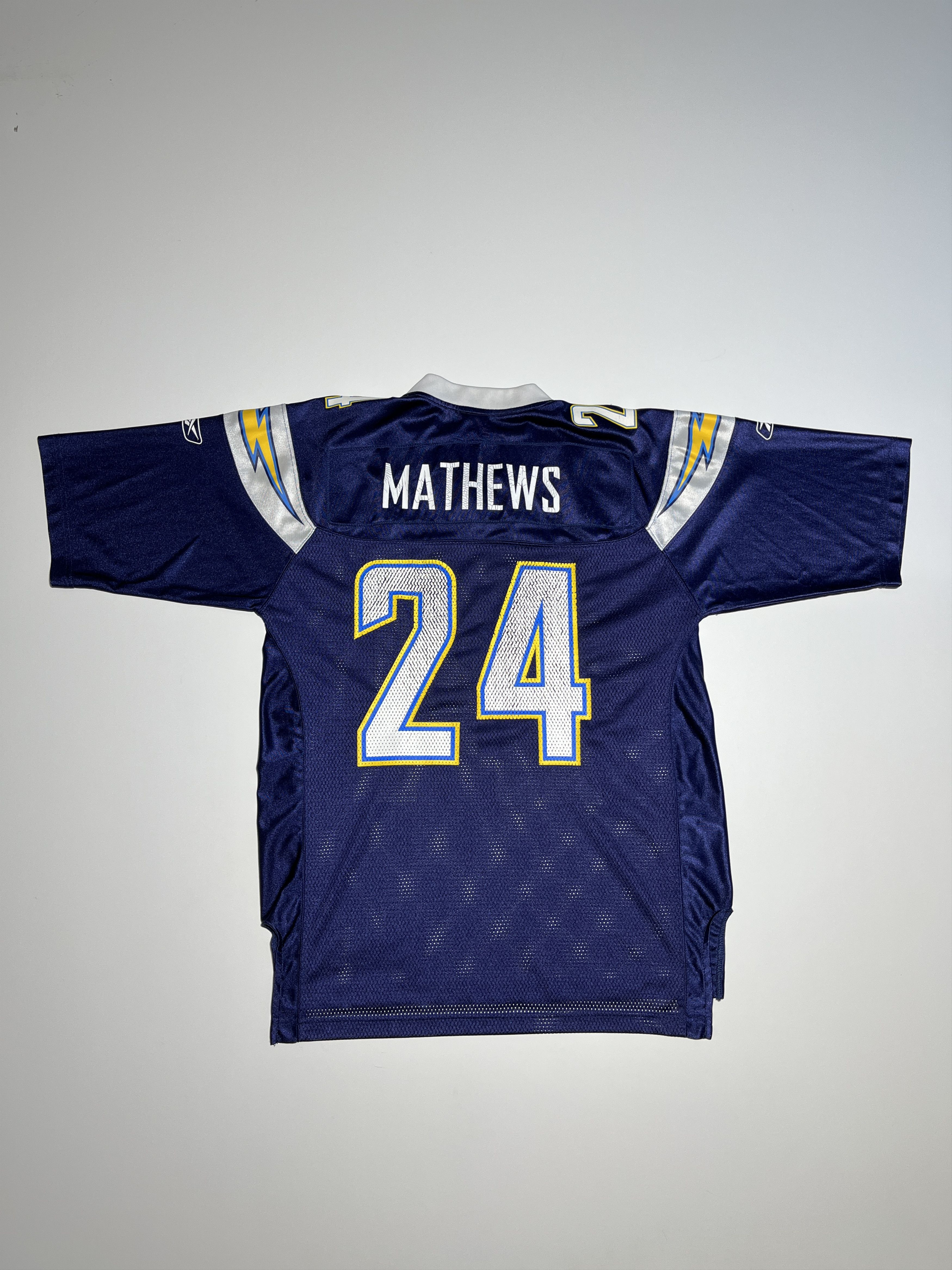 NFL × Reebok Reebok Chargers #24 Ryan Mathews NFL Jersey Size M Size US M / EU 48-50 / 2 - 2 Thumbnail