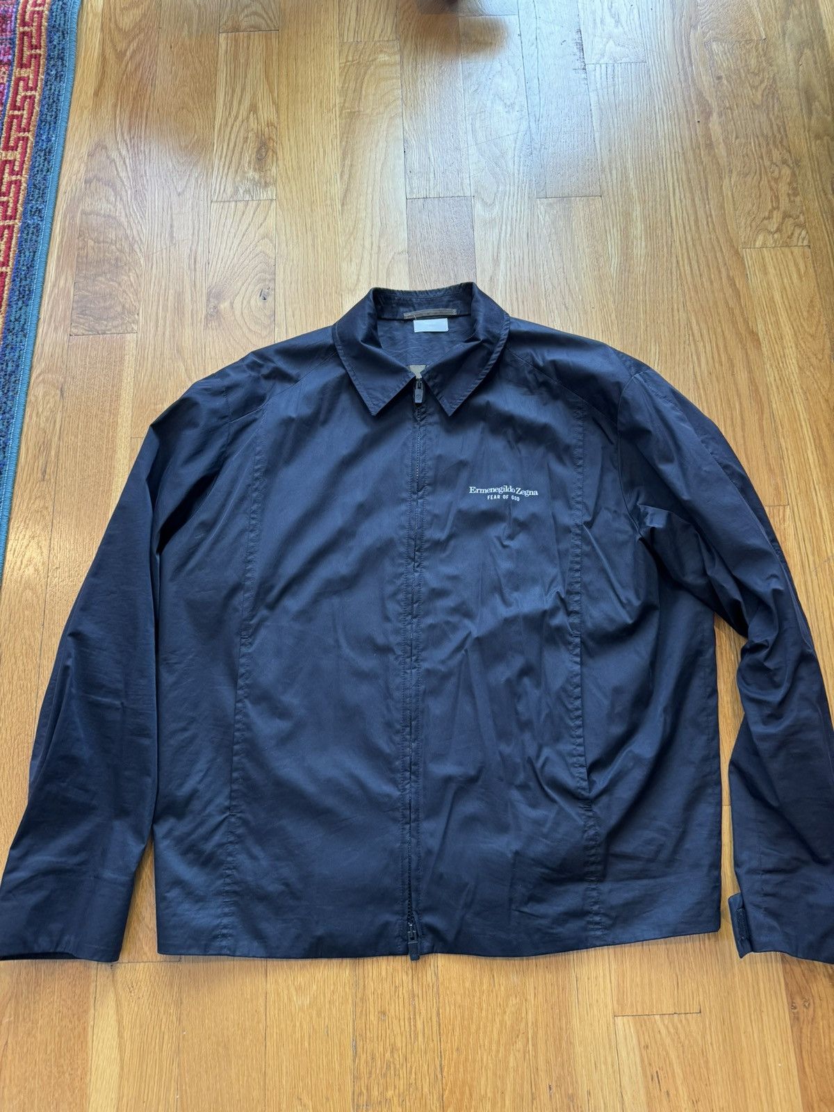 image of Ermenegildo Zegna x Fear Of God Zegna X Fear Of God - Black Coaches Jacket - Made In Italy (Size Me