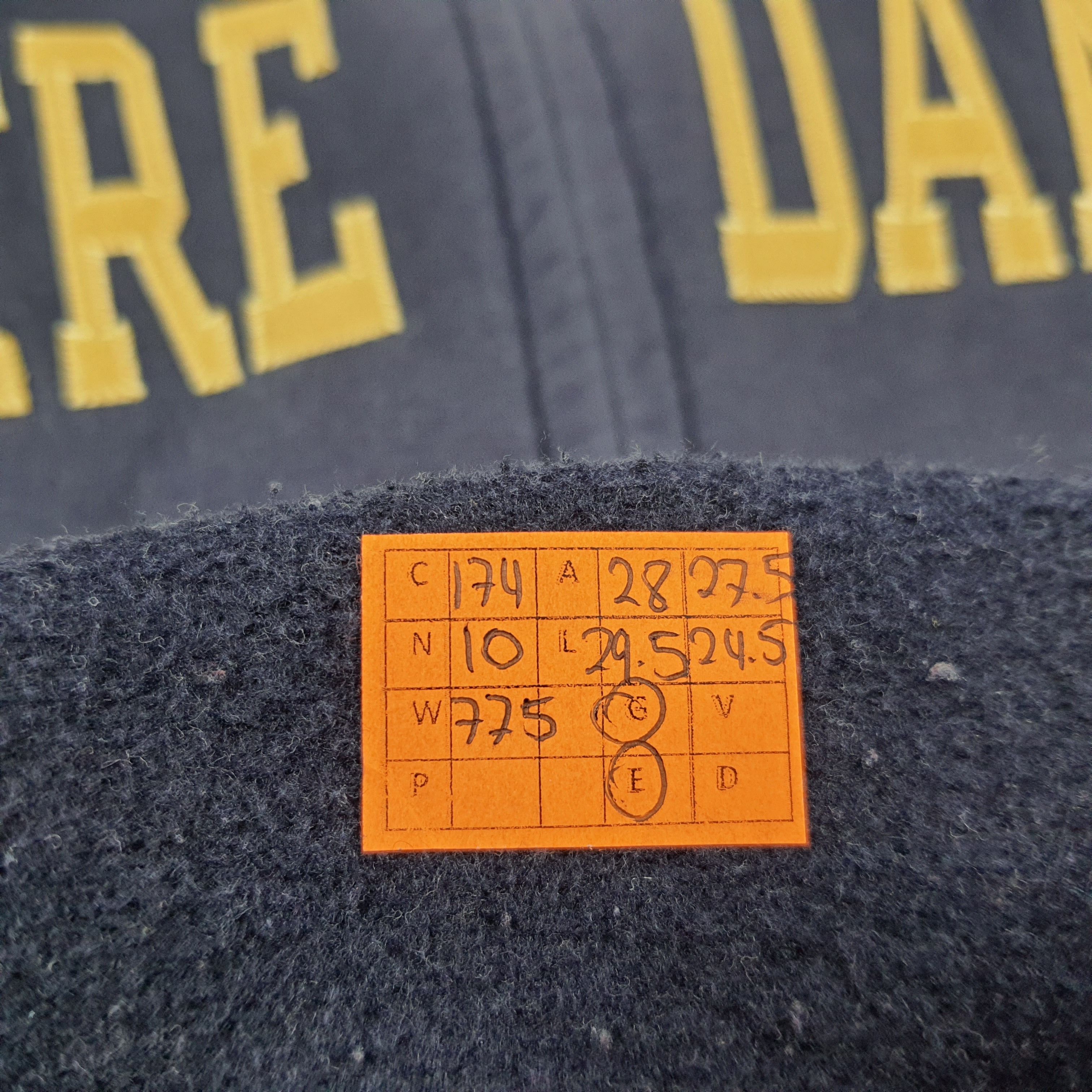 NFL × Vintage Vintage NFL Notre Dame Zipper Hoodies Size US XXL / EU 58 / 5 - 7 Thumbnail
