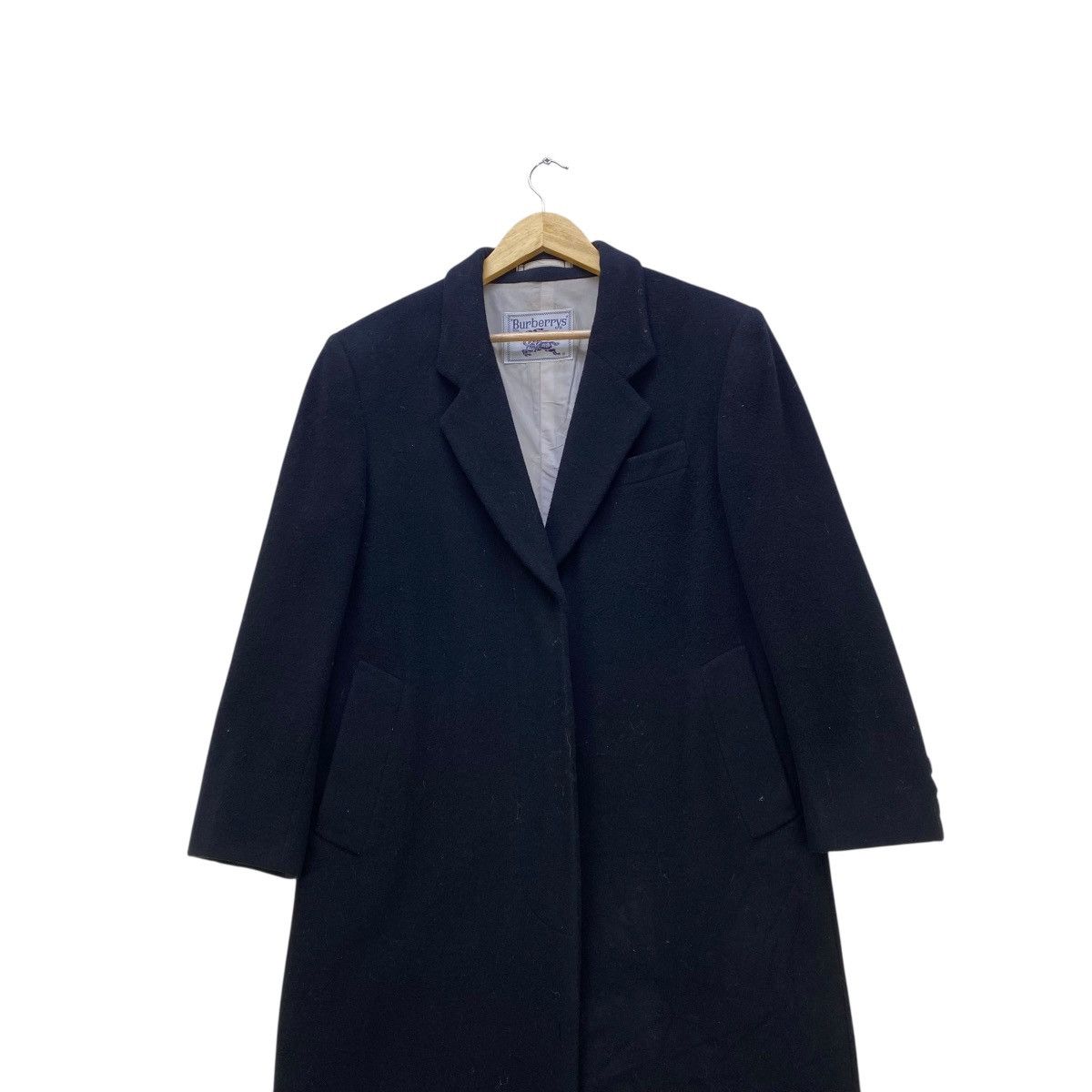 Burberry 🔥Vintage Burberrys Long Coat Wool and Cashmere Jacket Size M / US 6-8 / IT 42-44 - 6 Thumbnail