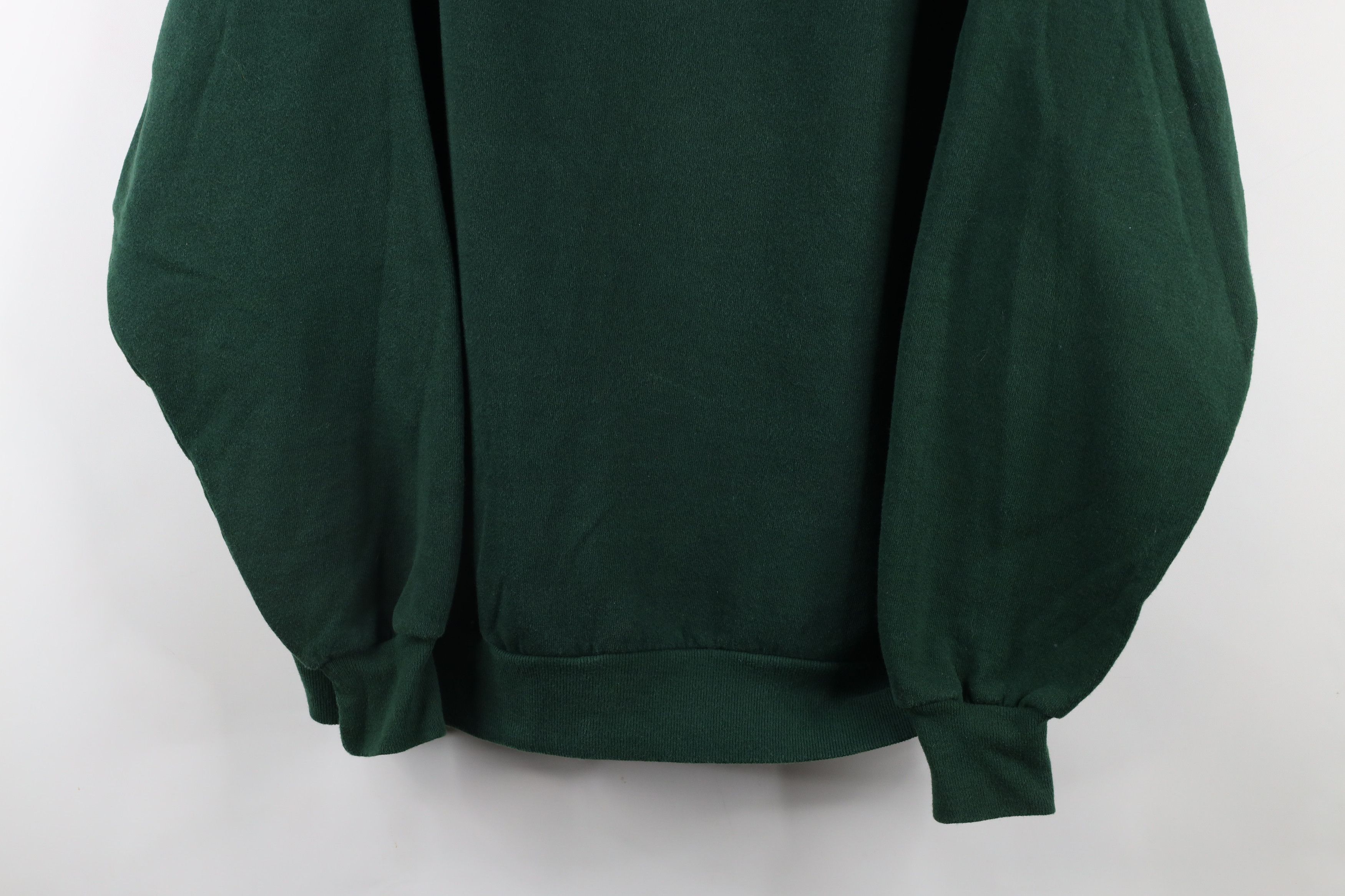 Vintage Vintage 90s Streetwear Crewneck Sweatshirt Hunter Green USA Size US XXL / EU 58 / 5 - 3 Thumbnail