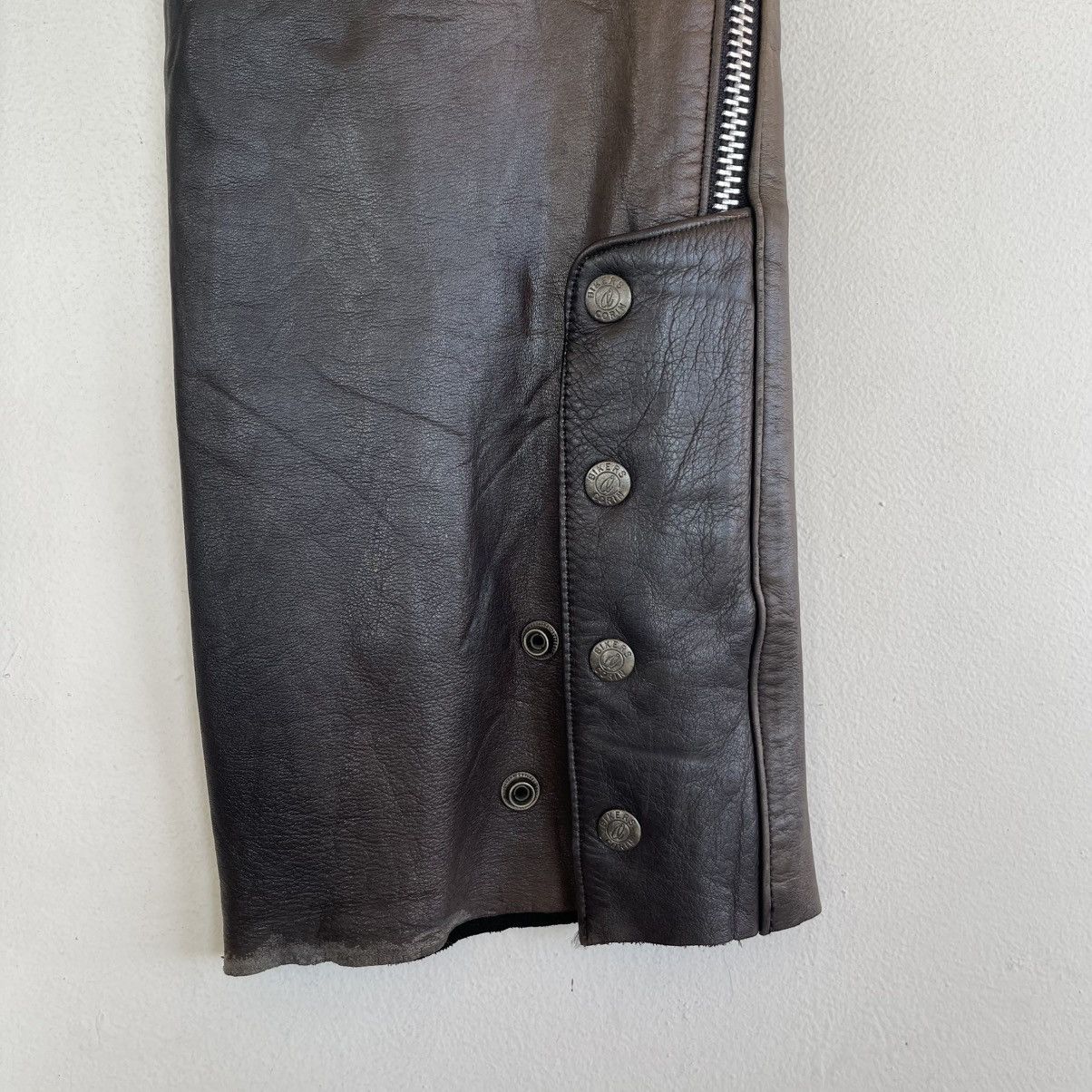 Kadoya B's Leather x Corin Tokyo "Bikers" Side Zip Flare Cowhide Size US 32 / EU 48 - 9 Thumbnail