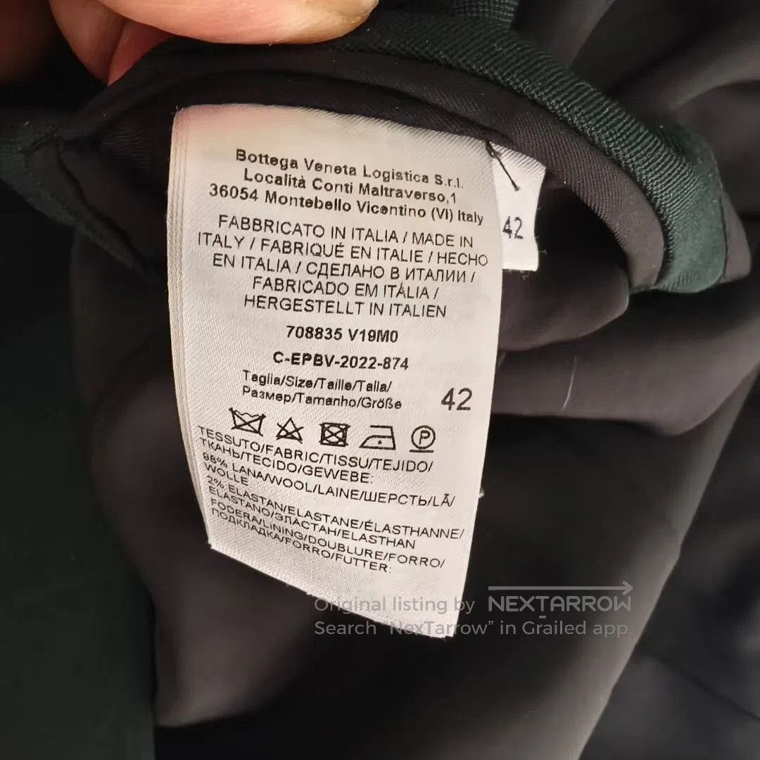 Bottega Veneta Bottega Veneta Triangle Logo Blazer. Size US XS / EU 42 / 0 - 4 Thumbnail