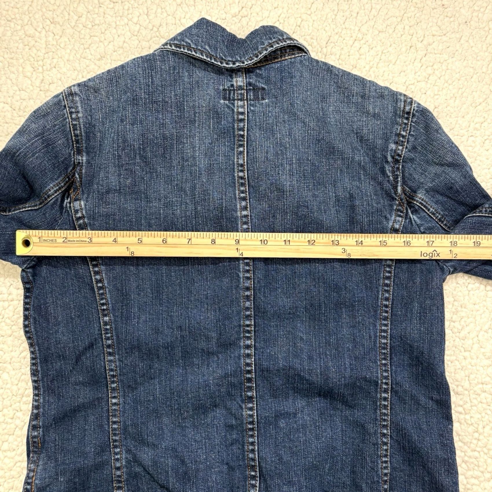 Ralph Lauren Ralph Lauren Jeans Co. Chore Denim Jacket S Jean Utility Pockets Elbow Patch Women Size 28" / US 6 / IT 42 - 7 Thumbnail