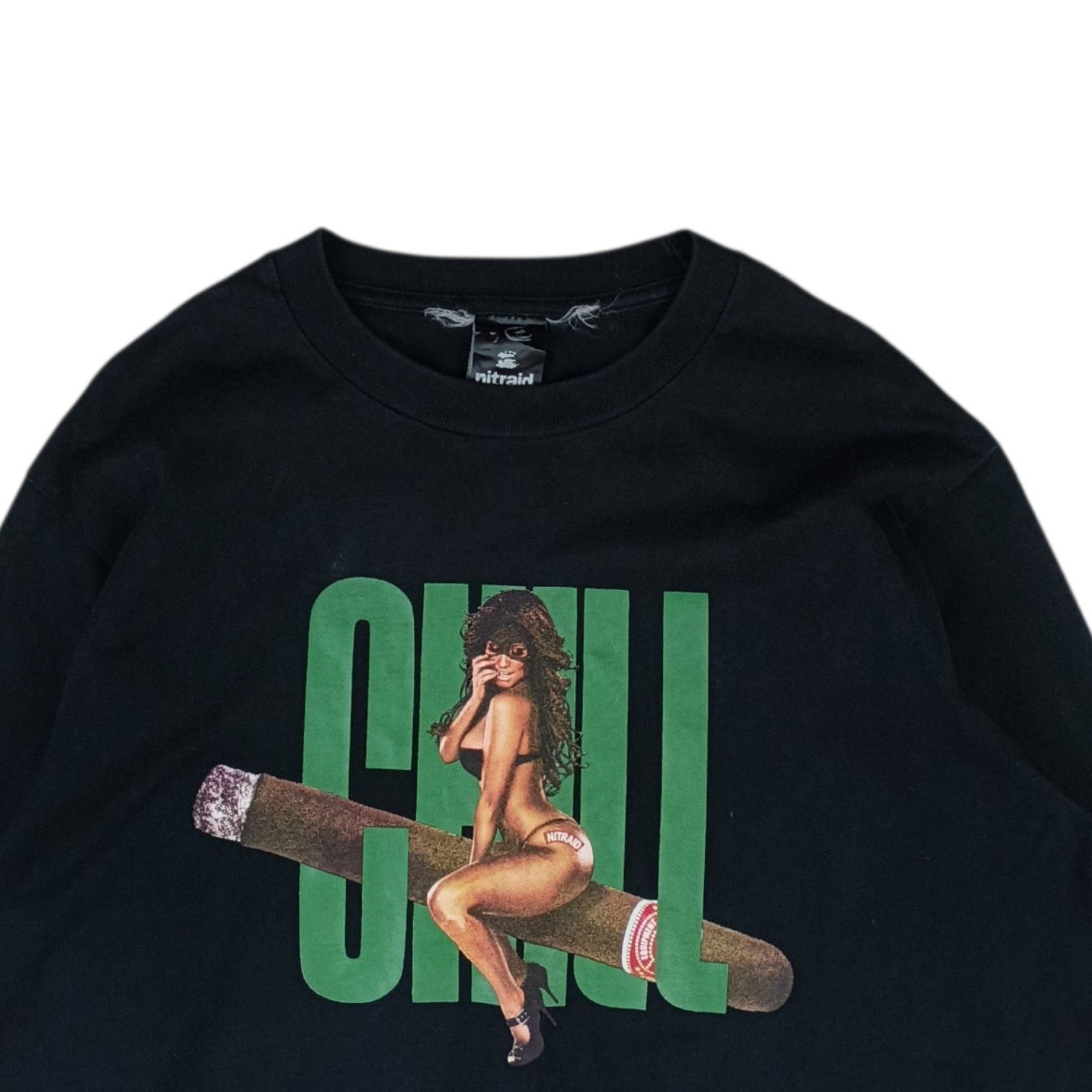 Nitraid Japan NITRAID Nude Girl Image Long Sleeve T-Shirt Size US M / EU 48-50 / 2 - 4 Thumbnail