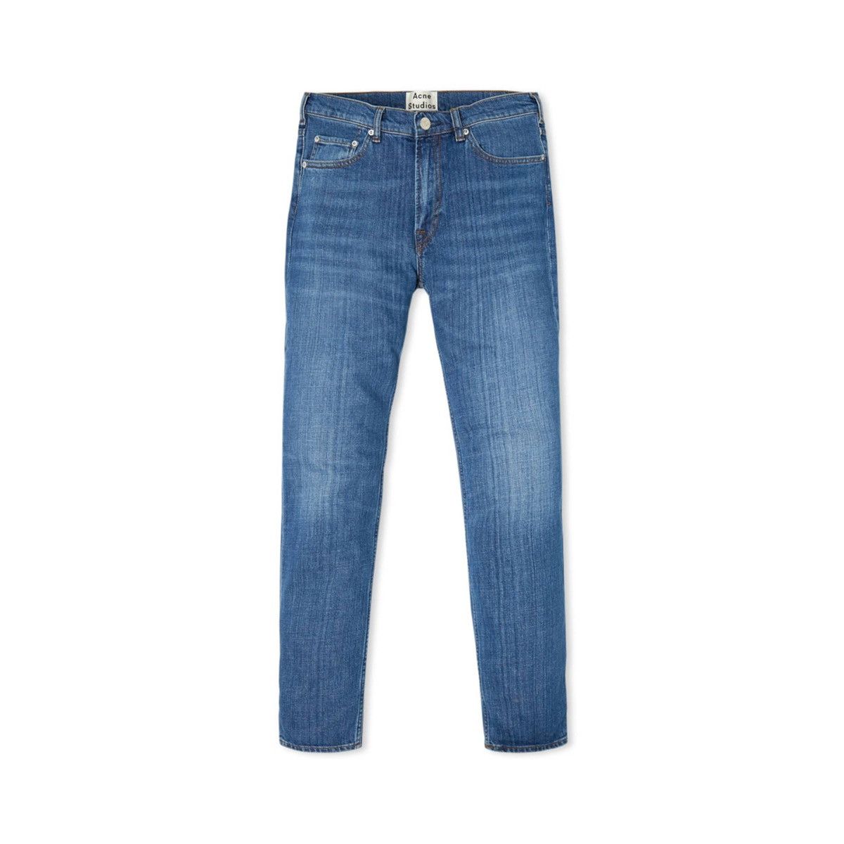 image of Acne Studios Ace Stretch Light Vintage Slim Fit Pant Jeans in Blue, Men's (Size 31)