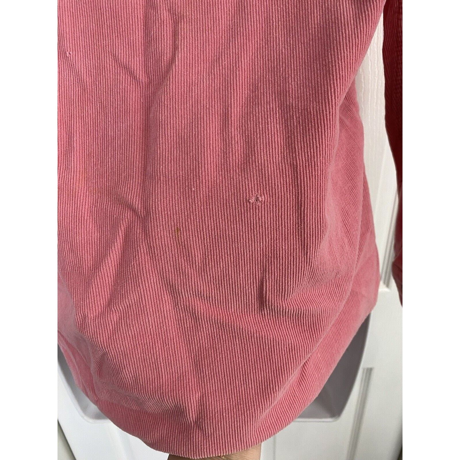 Other VTG Woolrich Corduroy Button Up Down Pink Shirt 12 Western Size XL / US 12-14 / IT 48-50 - 8 Thumbnail