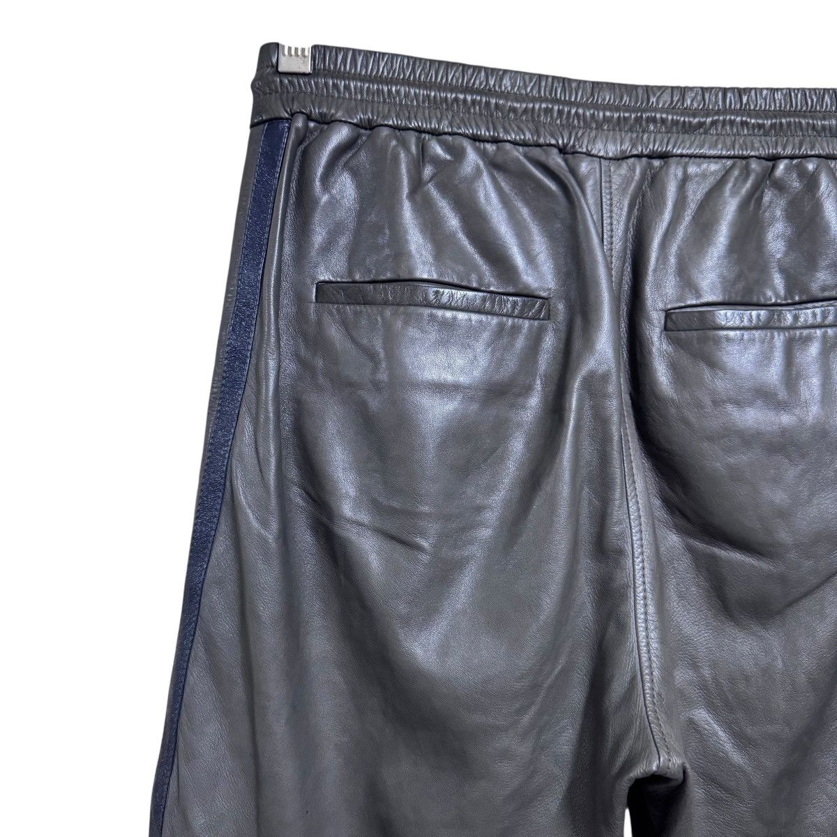 Brunello Cucinelli Brunello Cucinelli Leather Drawstrings Pants Size 29" - 9 Thumbnail
