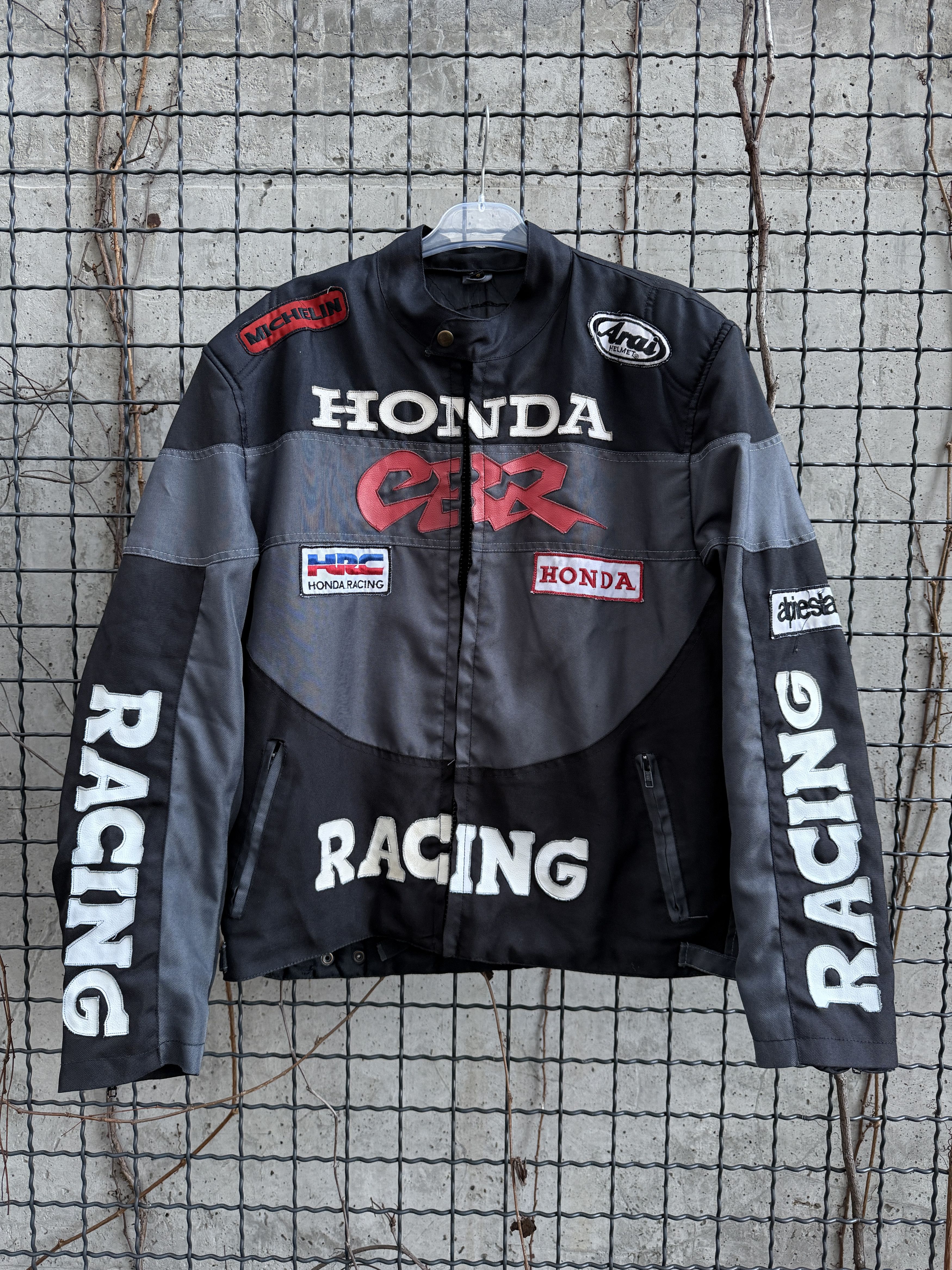 Vintage 90s Honda CBR Michelin Motorcycle Racing Jacket