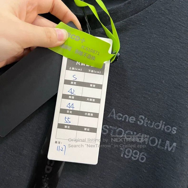 Acne Studios Acne Studios Logo printed short sleeve Size S / US 4 / IT 40 - 5 Thumbnail
