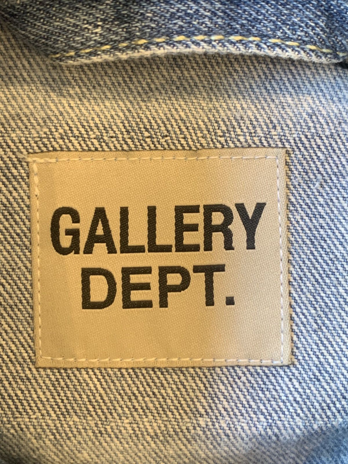 Gallery Dept. Gallery Dept. Vintage Andy Denim Jacket Size US XL / EU 56 / 4 - 4 Thumbnail