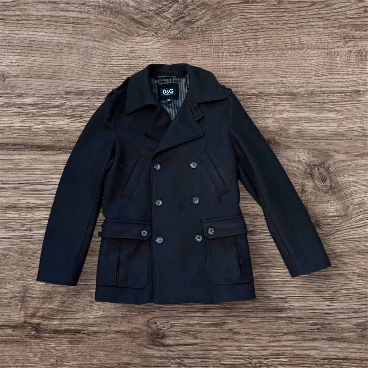 Dolce & Gabbana Dolce & Gabbana Double Breasted Coat Size US S / EU 44-46 / 1 - 1 Thumbnail