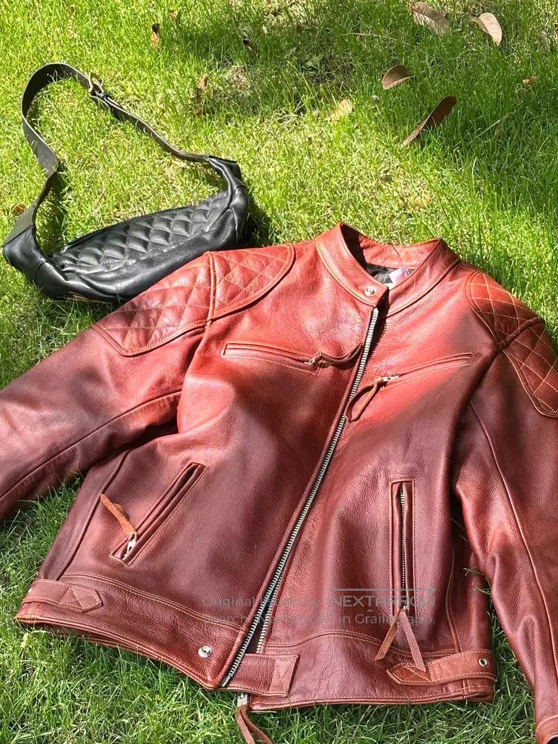 Schott Schott Leather coat Size US XL / EU 56 / 4 - 2 Thumbnail