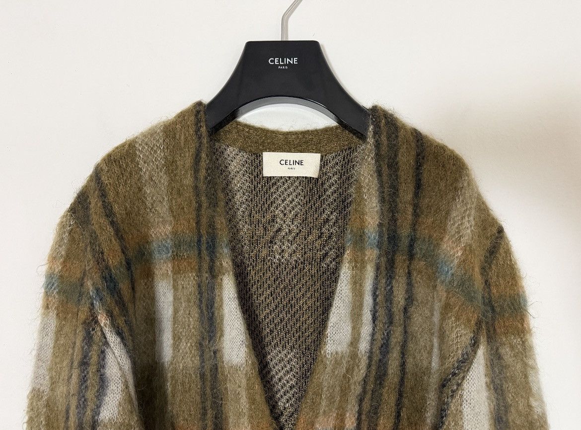 Celine FW20 Grounge Mohair Cardigan Size US M / EU 48-50 / 2 - 2 Thumbnail