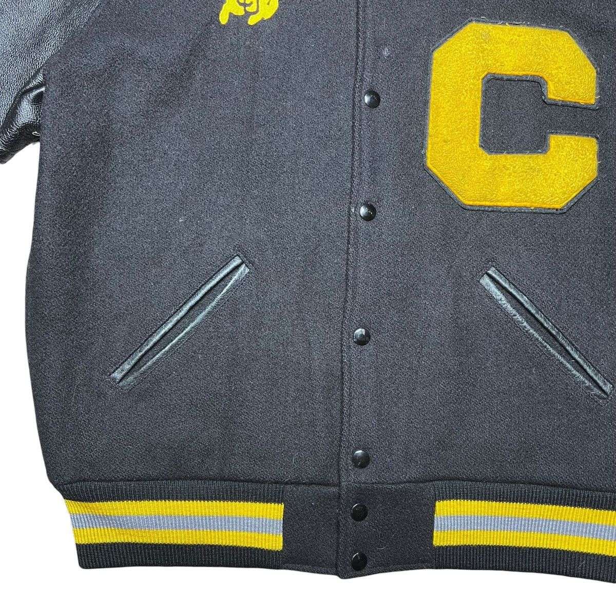 NCAA 1980s NCAA Colorado Buffaloes Wool Leather Varsity Jacket Size US L / EU 52-54 / 3 - 9 Thumbnail