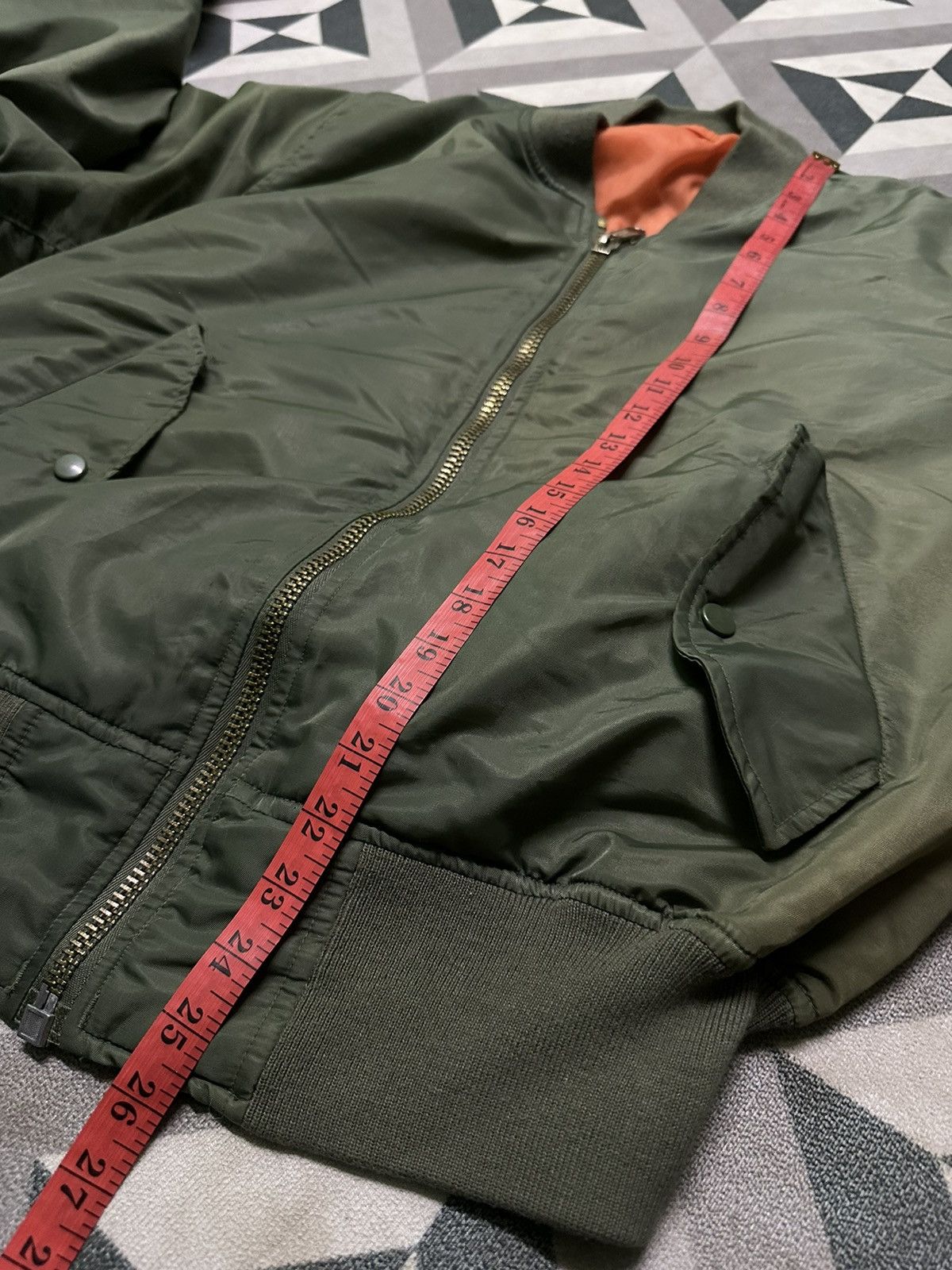 Other US air force type ma-1 reversible bomber jacket Size US M / EU 48-50 / 2 - 13 Thumbnail