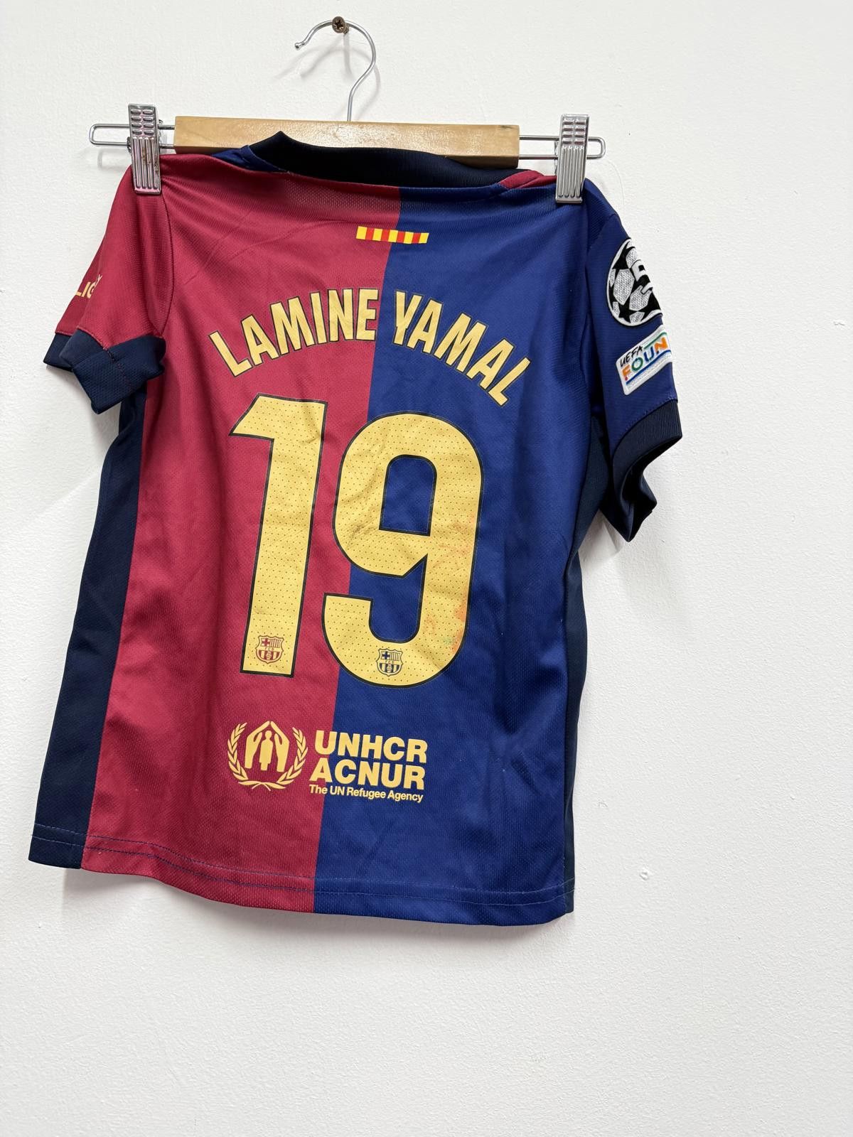 Nike Nike FC Barcelona Soccer Jersey 2023/24 Season Size ONE SIZE - 4 Thumbnail