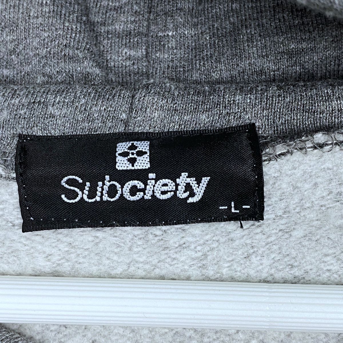 Designer × Vintage Subciety Hoodie Sweatshirt Pullover Jumper Size US L / EU 52-54 / 3 - 7 Thumbnail