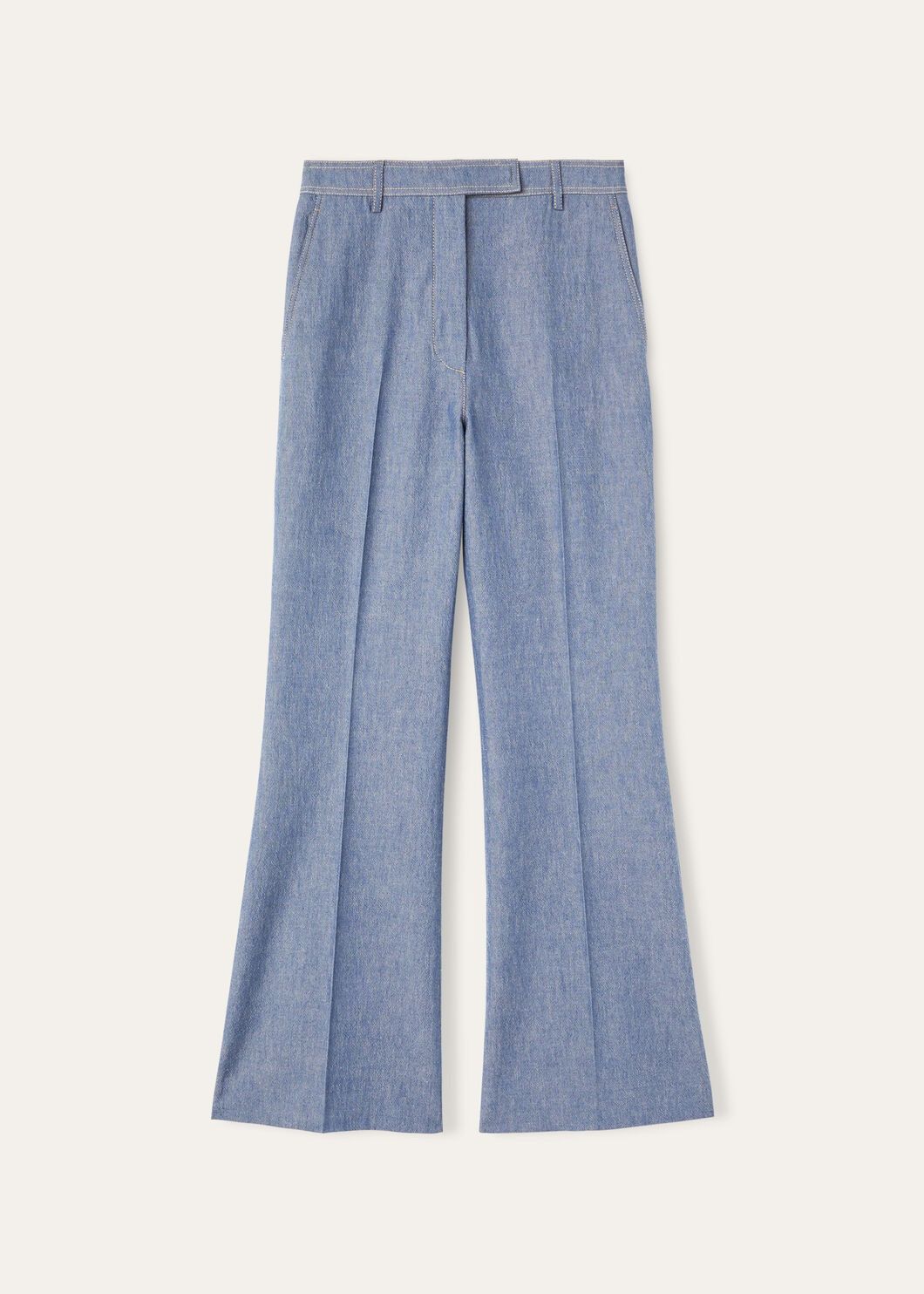 Loro Piana o1srvl11e0825 FAO4172 Nash Pant in Blue Size 27" / US 4 / IT 40 - 1 Thumbnail