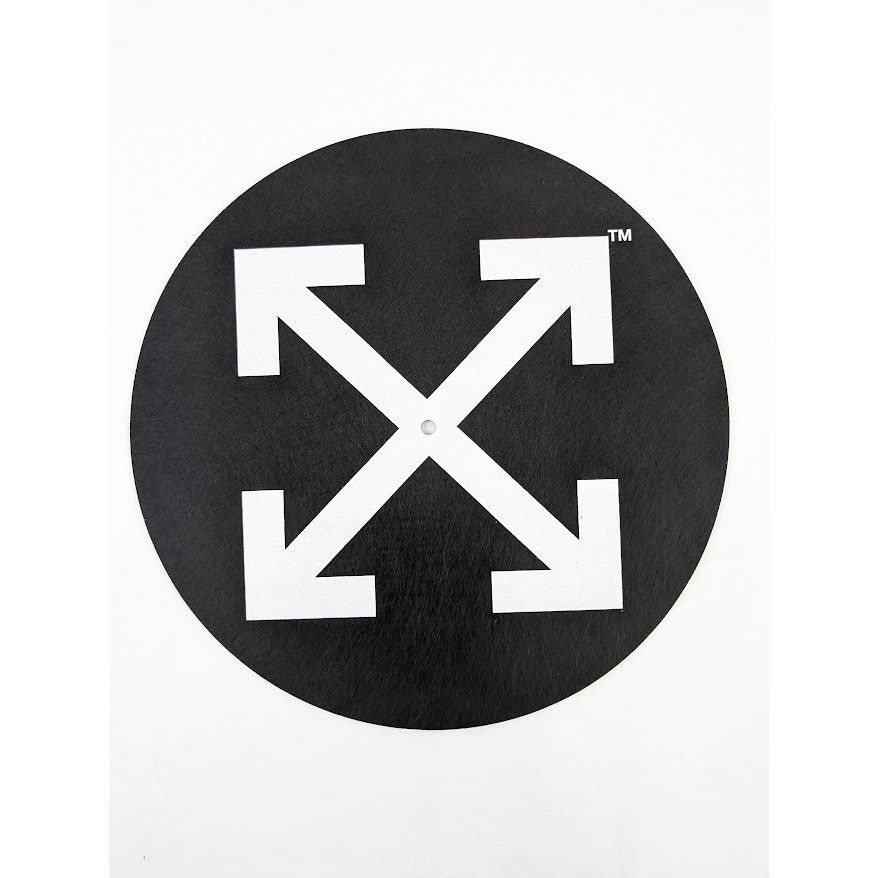Off-White o1rshd1 Q:4 / Size: OS / Arrow Vinyl Slipmat Set Black/White Size ONE SIZE - 2 Thumbnail
