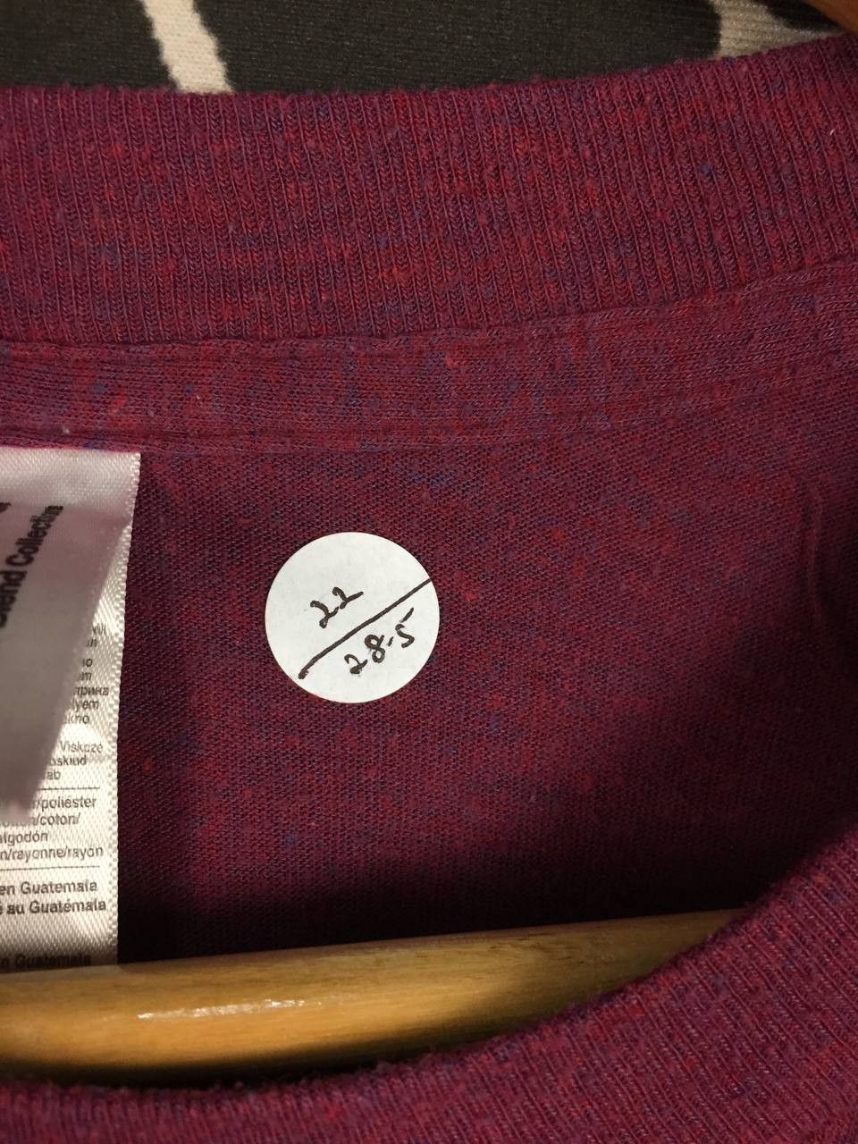 American Apparel American Apparel Heather Maroon Tri-Blend Tee Size US L / EU 52-54 / 3 - 9 Thumbnail