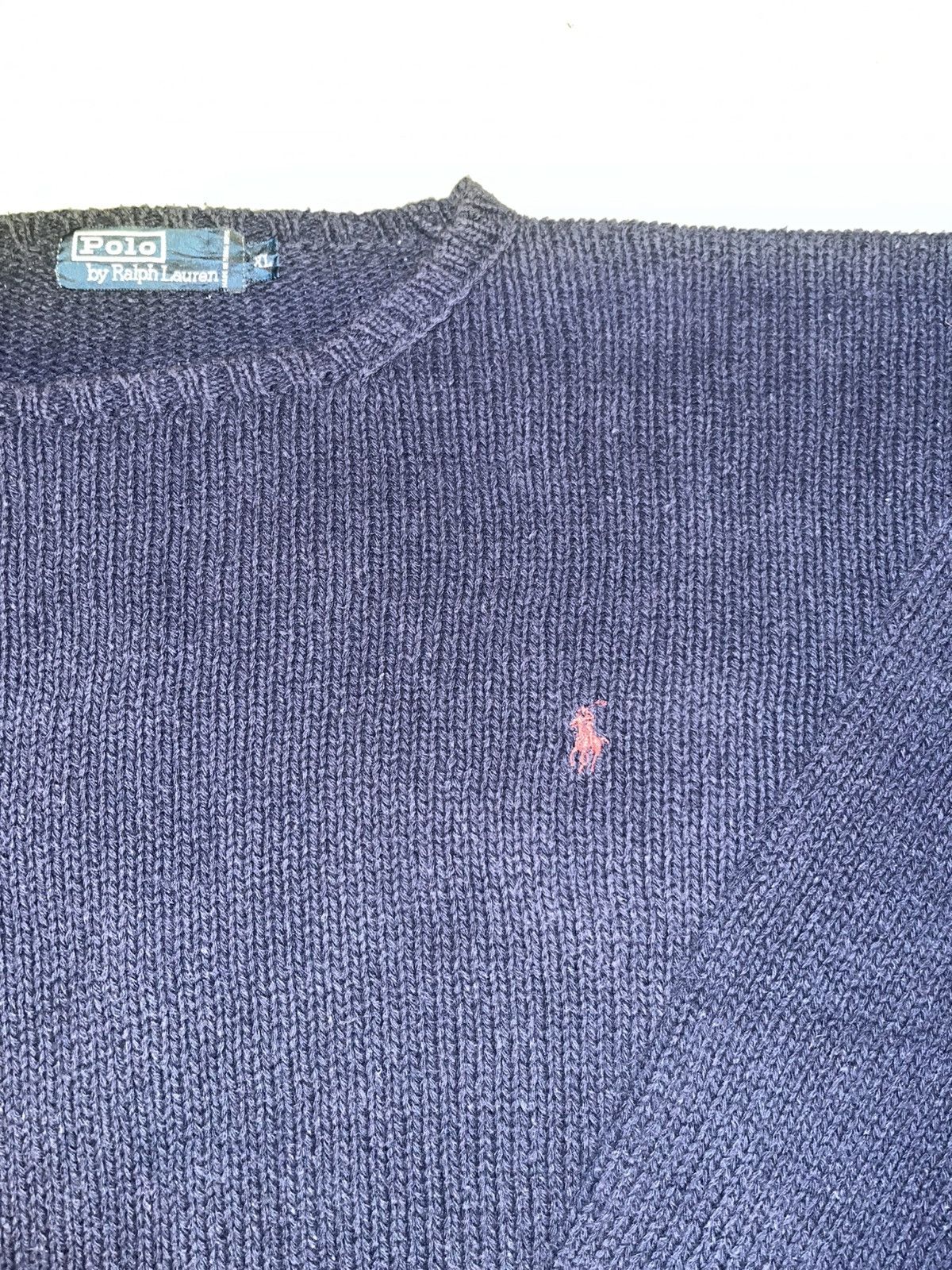 Polo Ralph Lauren Polo Ralph Lauren Navy Sweater Size US XL / EU 56 / 4 - 2 Thumbnail