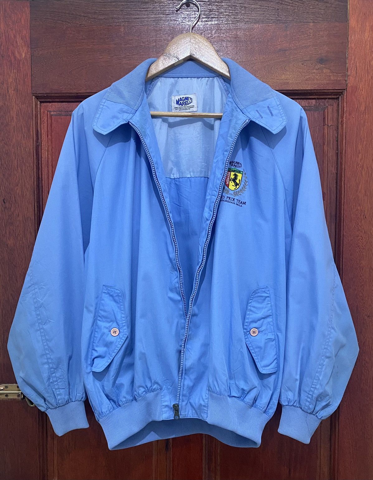 Ferrari × Gear for Sports × Sports Specialties Vintage 90s Ferrari Magneti Marelli Bomber Jacket Size US M / EU 48-50 / 2 - 3 Thumbnail