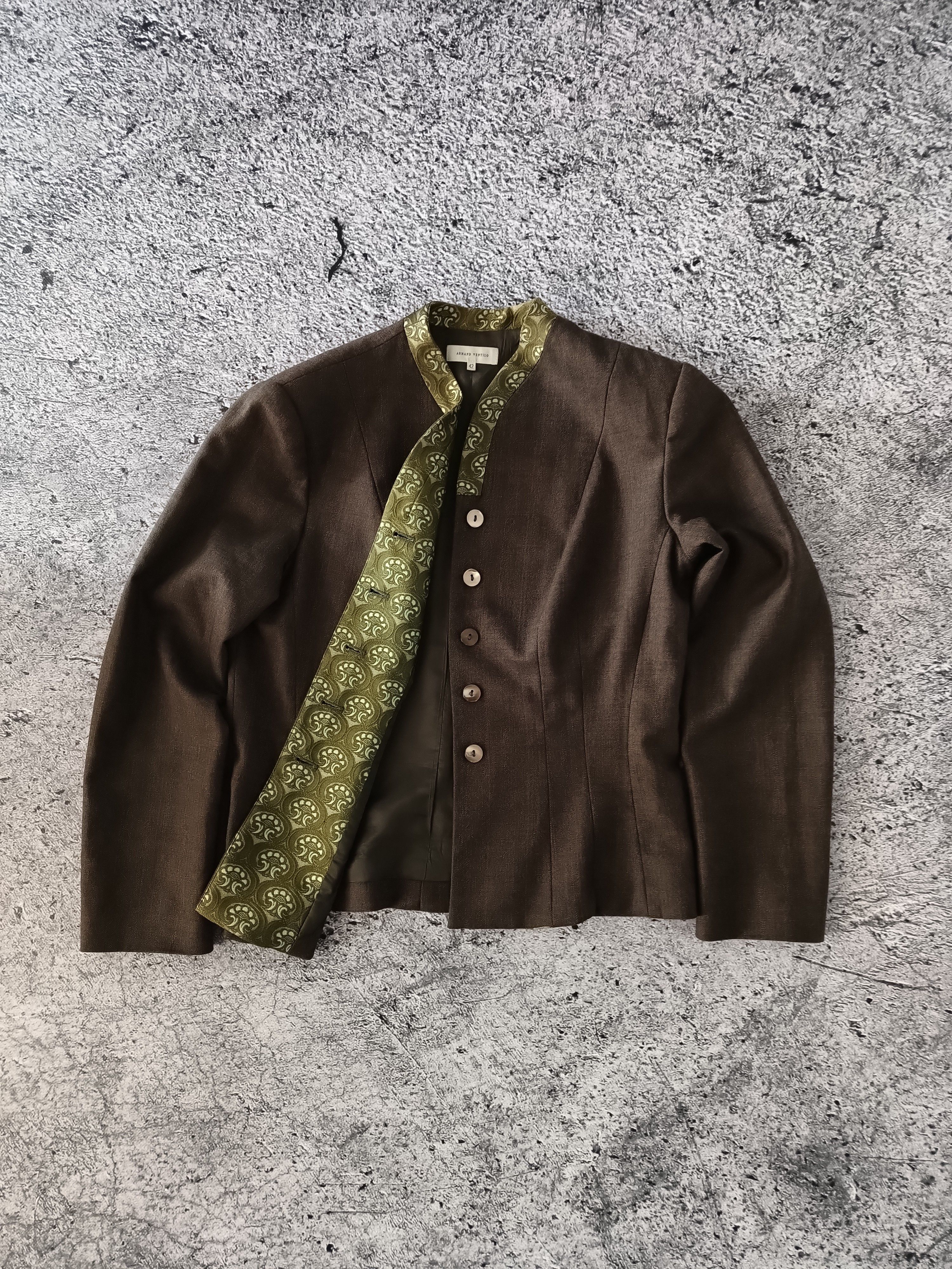 Designer × Vintage Armand Ventilo vintage wool blazer Size XL / US 12-14 / IT 48-50 - 1 Thumbnail