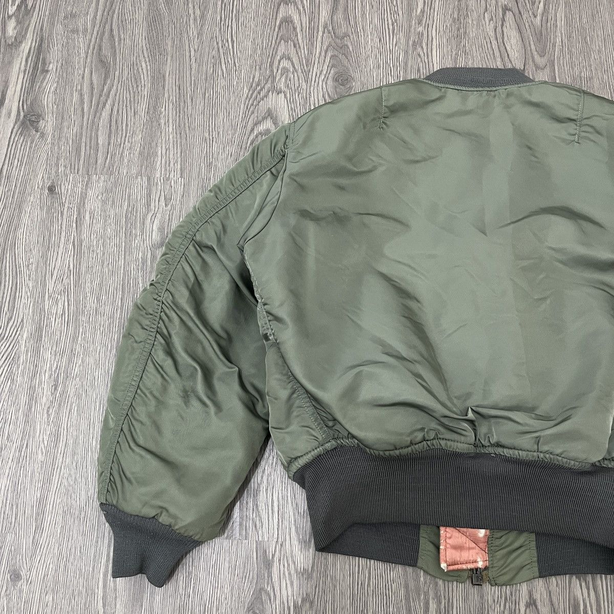 Alpha Industries Hope Manufacturing inc Ma-1 Fly Bomber Jacket Army Size US M / EU 48-50 / 2 - 9 Thumbnail