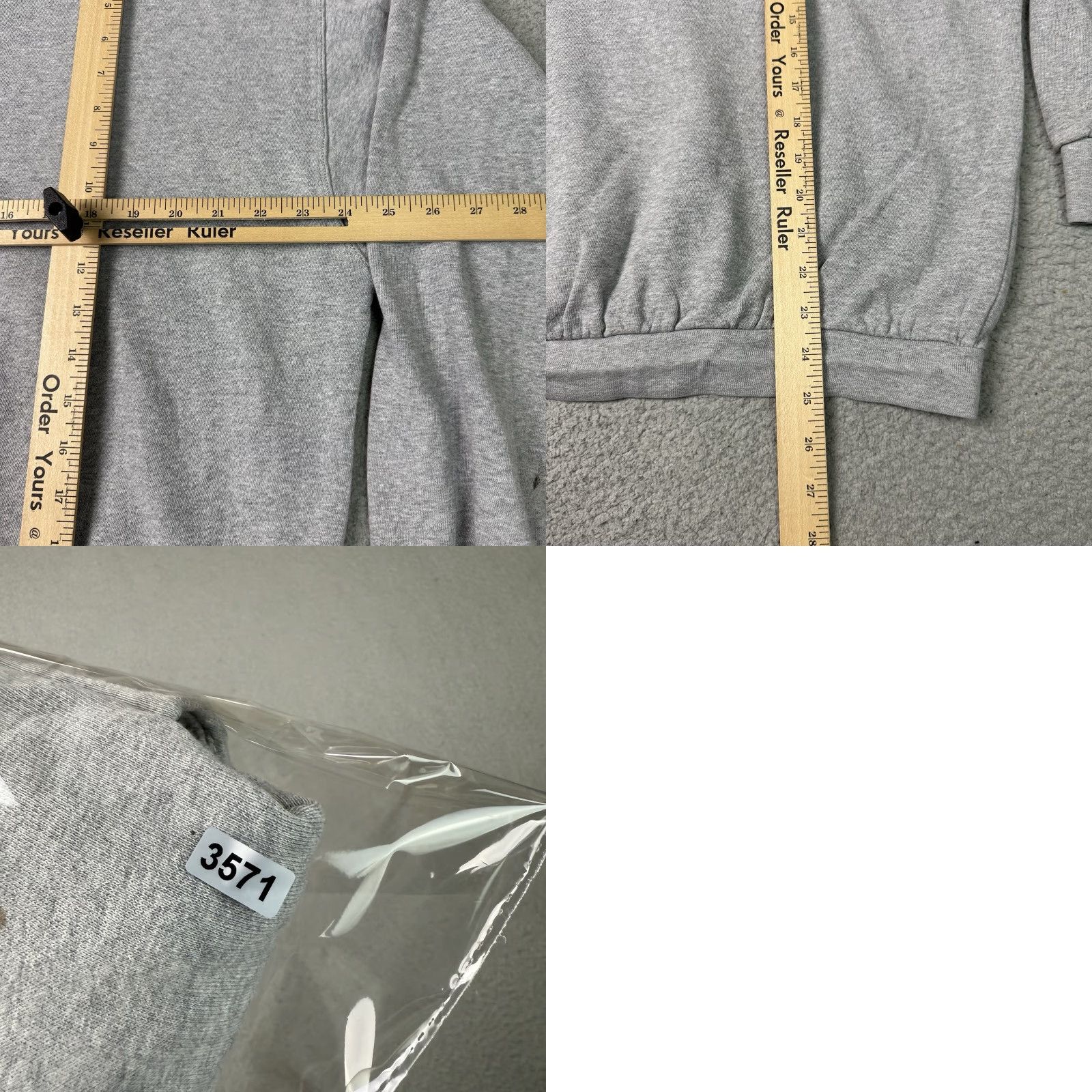 Ralph Lauren VINTAGE Chaps Ralph Lauren Sweatshirt Sweater Mens L Gray USA Flag Distressed 90s Y2k 90s Classic Preppy Mens Size US L / EU 52-54 / 3 - 8 Thumbnail