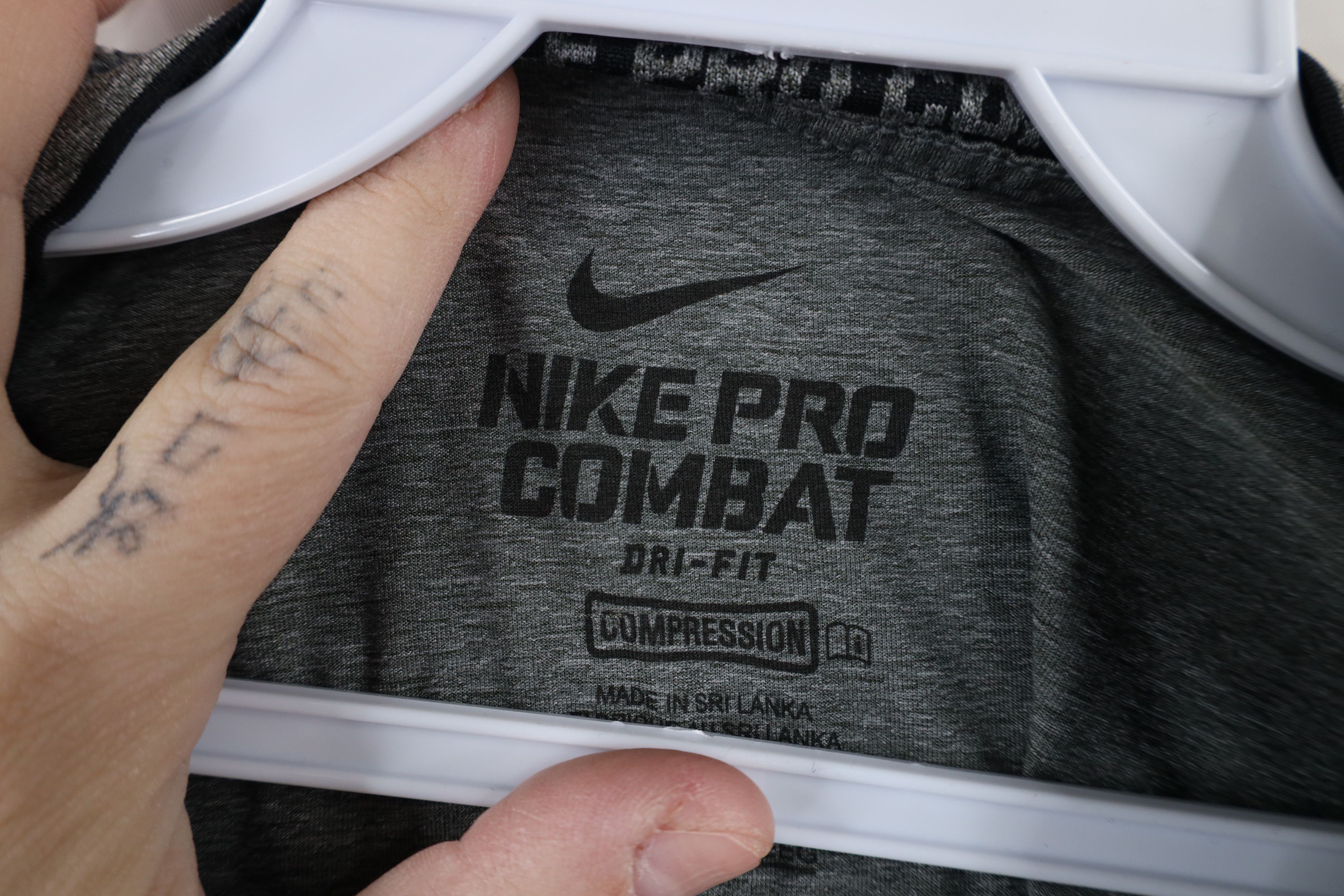Nike × Vintage Nike Pro Combat Toledo Mud Hens Baseball Compression T-Shirt Size US XXL / EU 58 / 5 - 11 Thumbnail