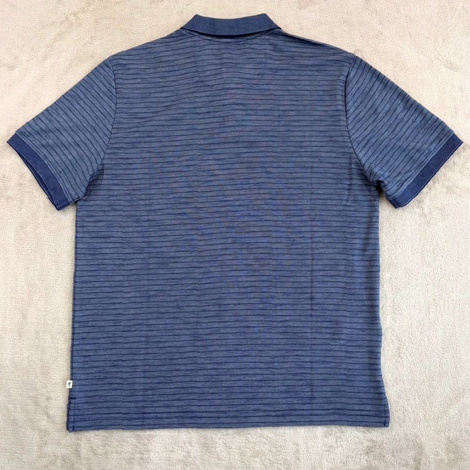 Tommy Bahama Tommy Bahama Performance Golf Polo Shirt Men M Blue Striped Embroidered Marlin Logo Polo Shirt Rose? No. Size US M / EU 48-50 / 2 - 4 Thumbnail