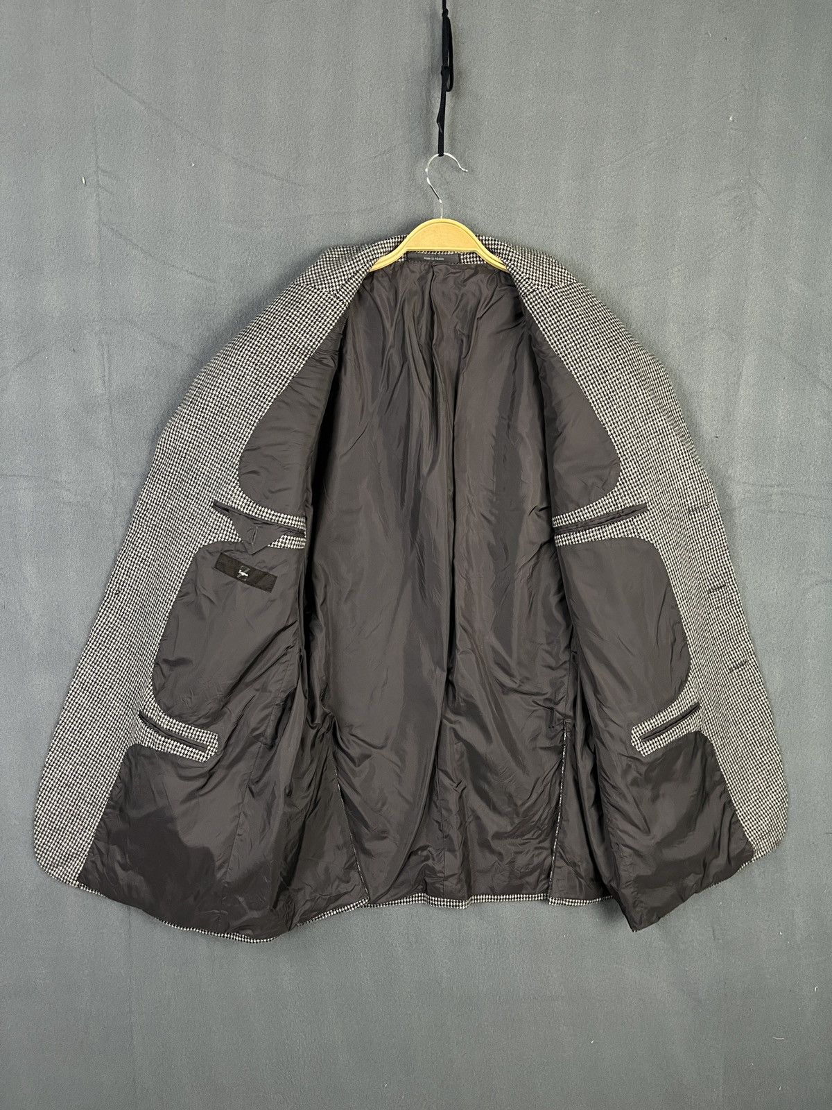 Ermenegildo Zegna × Z Zegna Z Zegna City Checkered Coat Wool Blazer Size 44R - 8 Thumbnail