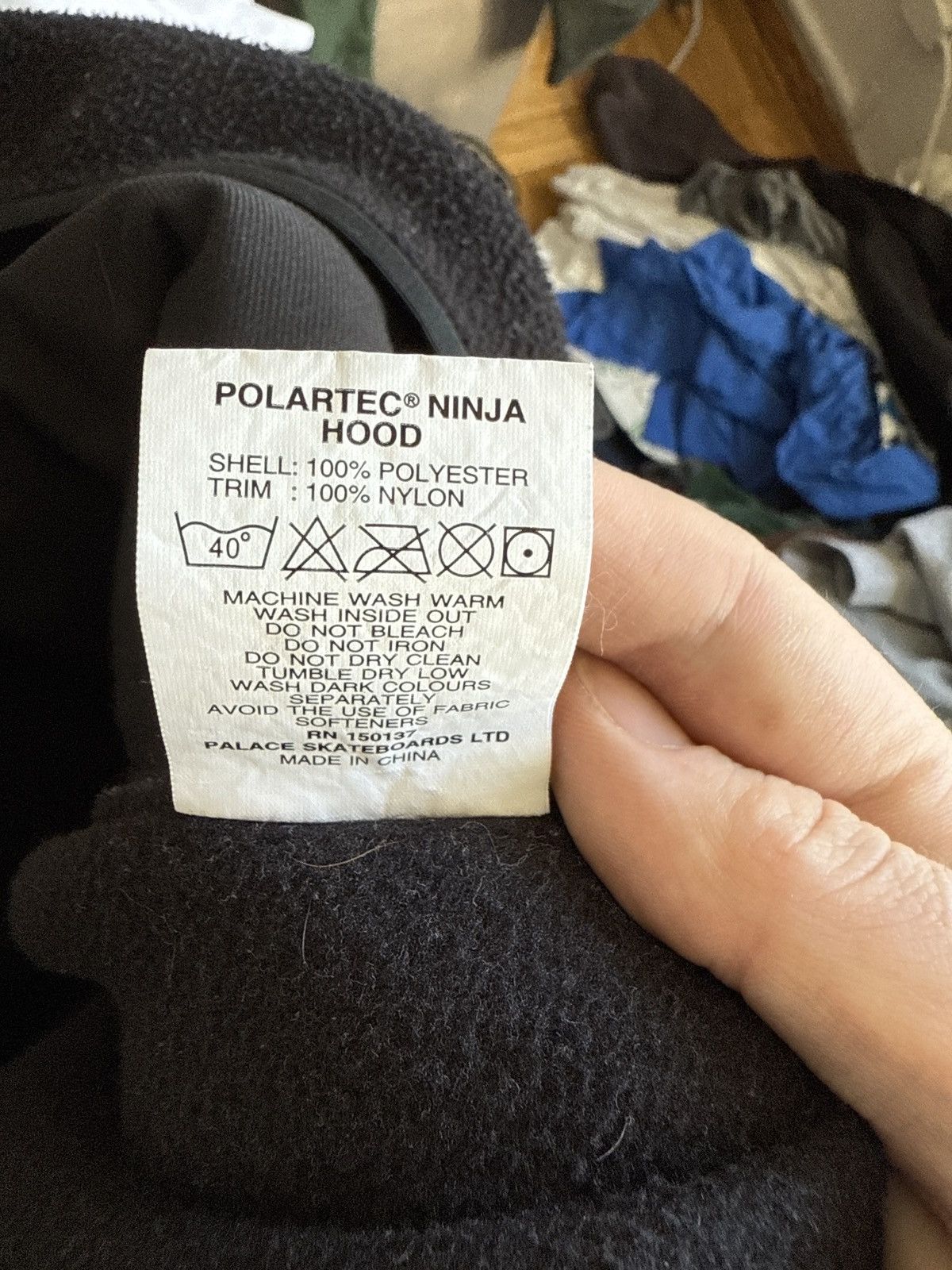 Palace × Polartec Palace x Polartec Fleece Ninja Fleece Size US L / EU 52-54 / 3 - 7 Thumbnail