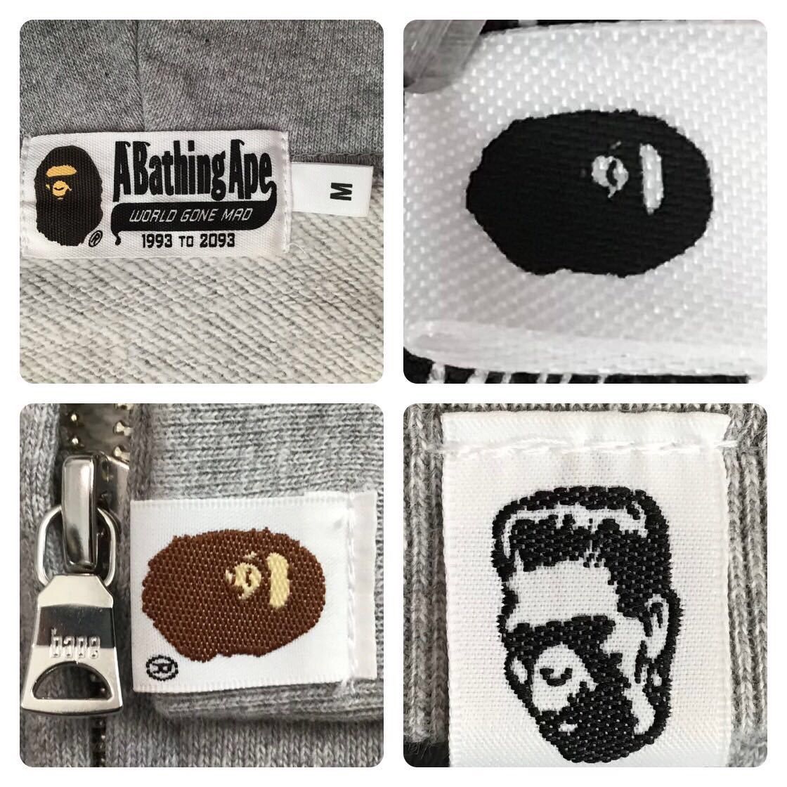 Bape BAPE Purple x gray shark full zip hoodie a bathing ape Size US M / EU 48-50 / 2 - 7 Thumbnail