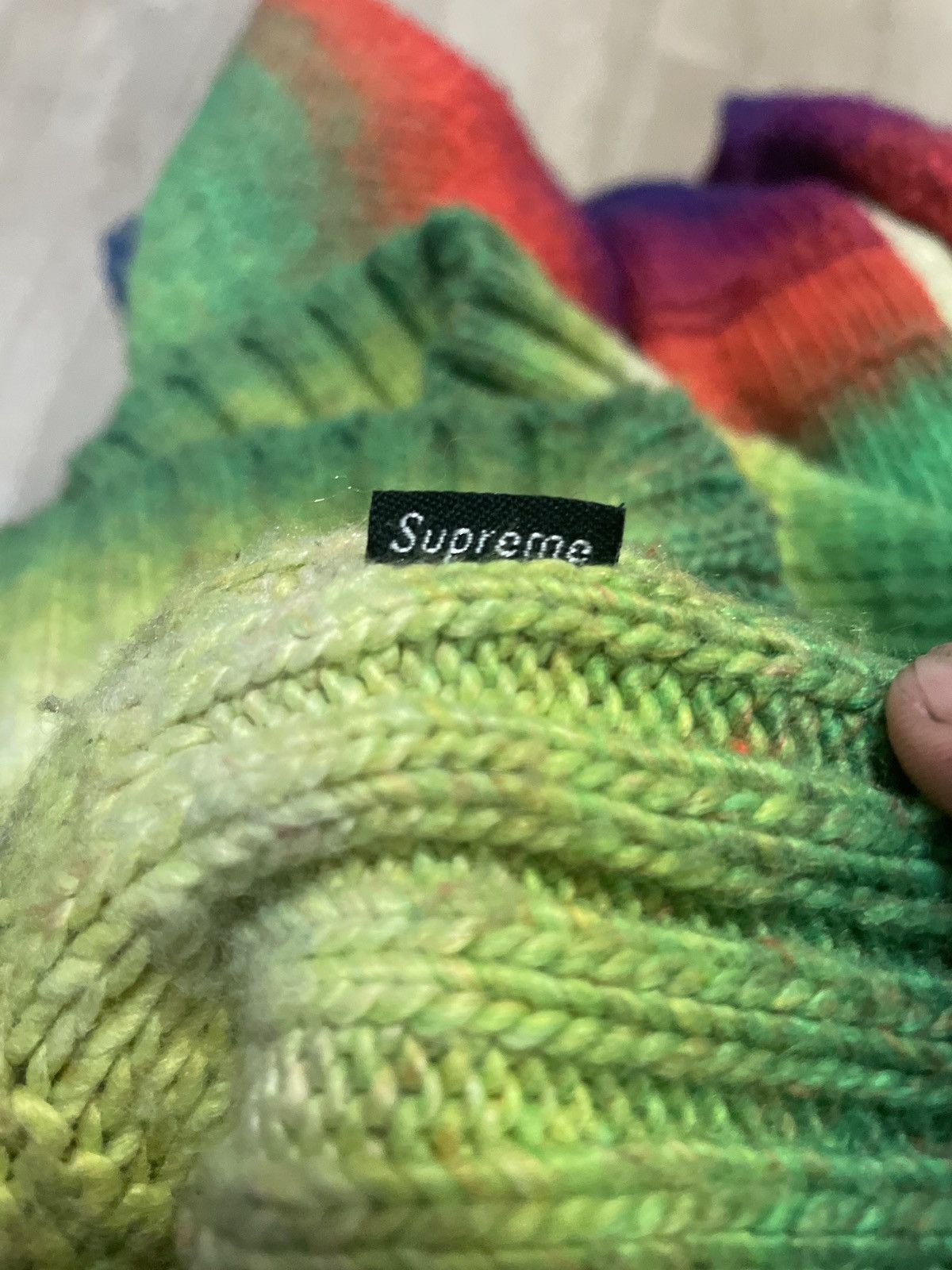 Supreme Supreme acid knit sweater Size US L / EU 52-54 / 3 - 7 Thumbnail