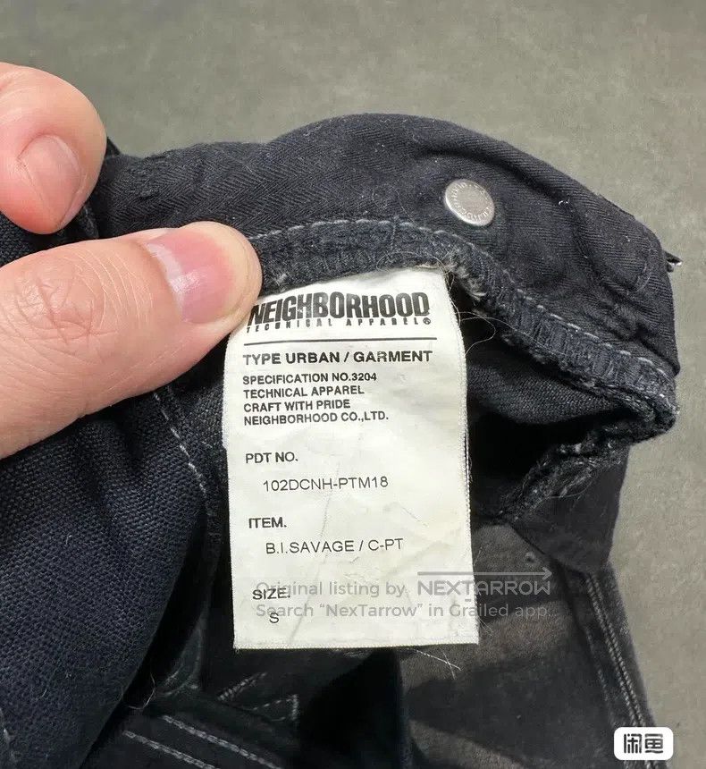 Neighborhood Neighborhood size S Dark Soul Series Denim Pants, Washed a Size US 27 - 9 Thumbnail