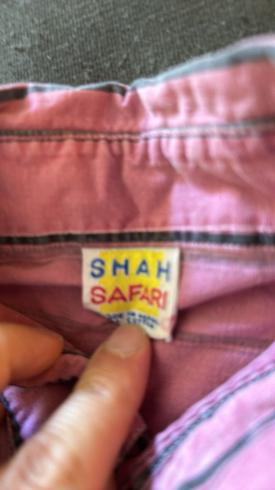 Vintage Vintage 80’s Shah Safari button-up shirt. Size US L / EU 52-54 / 3 - 3 Thumbnail
